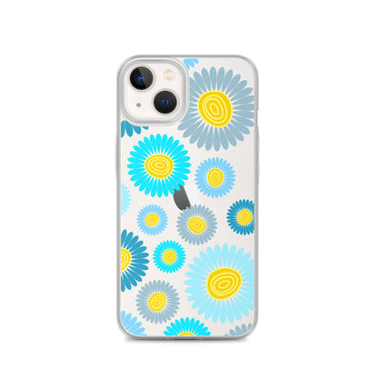 Clear Case for iPhone®- Floral Daisy Design II