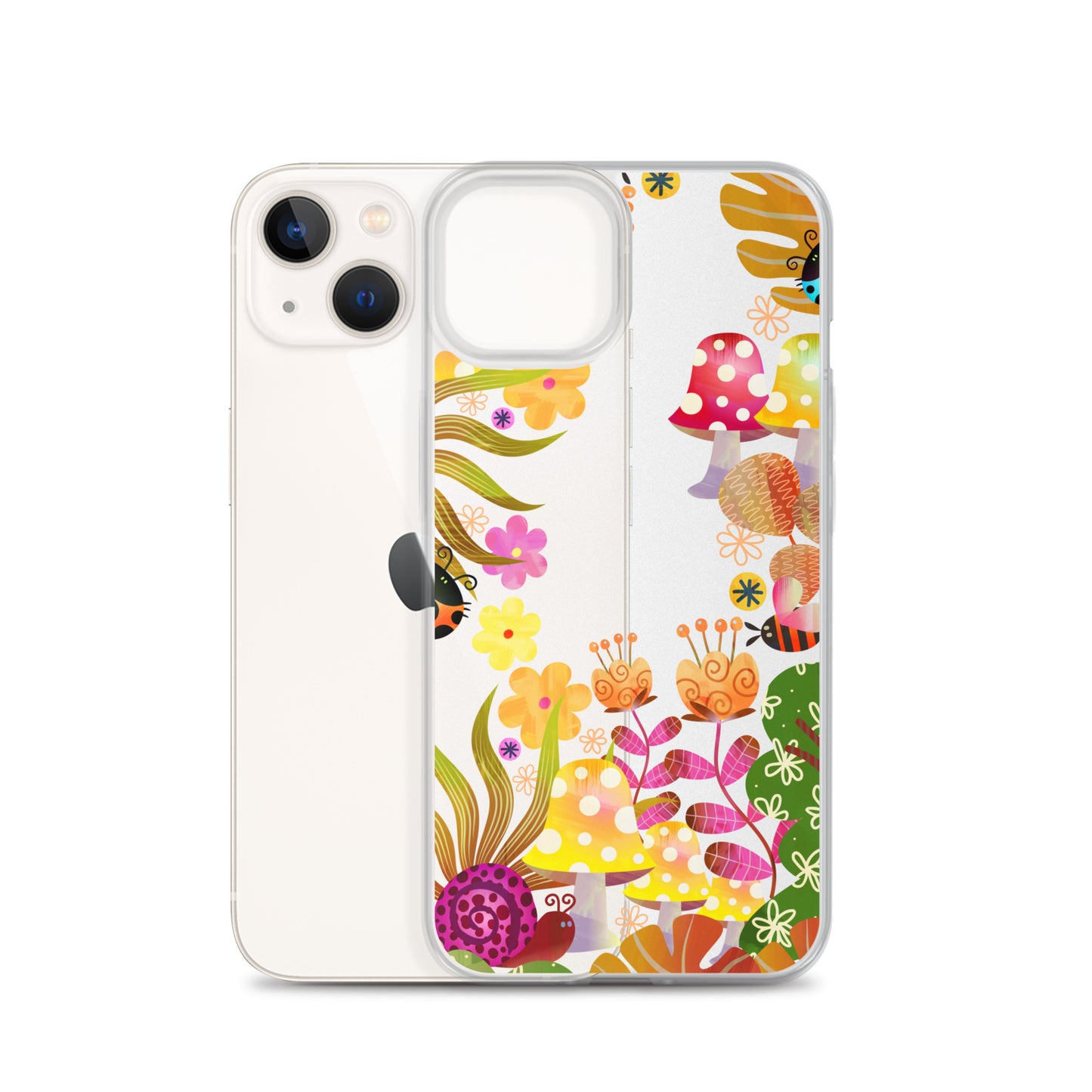 Clear Case for iPhone®- Enchanted Forest Design I