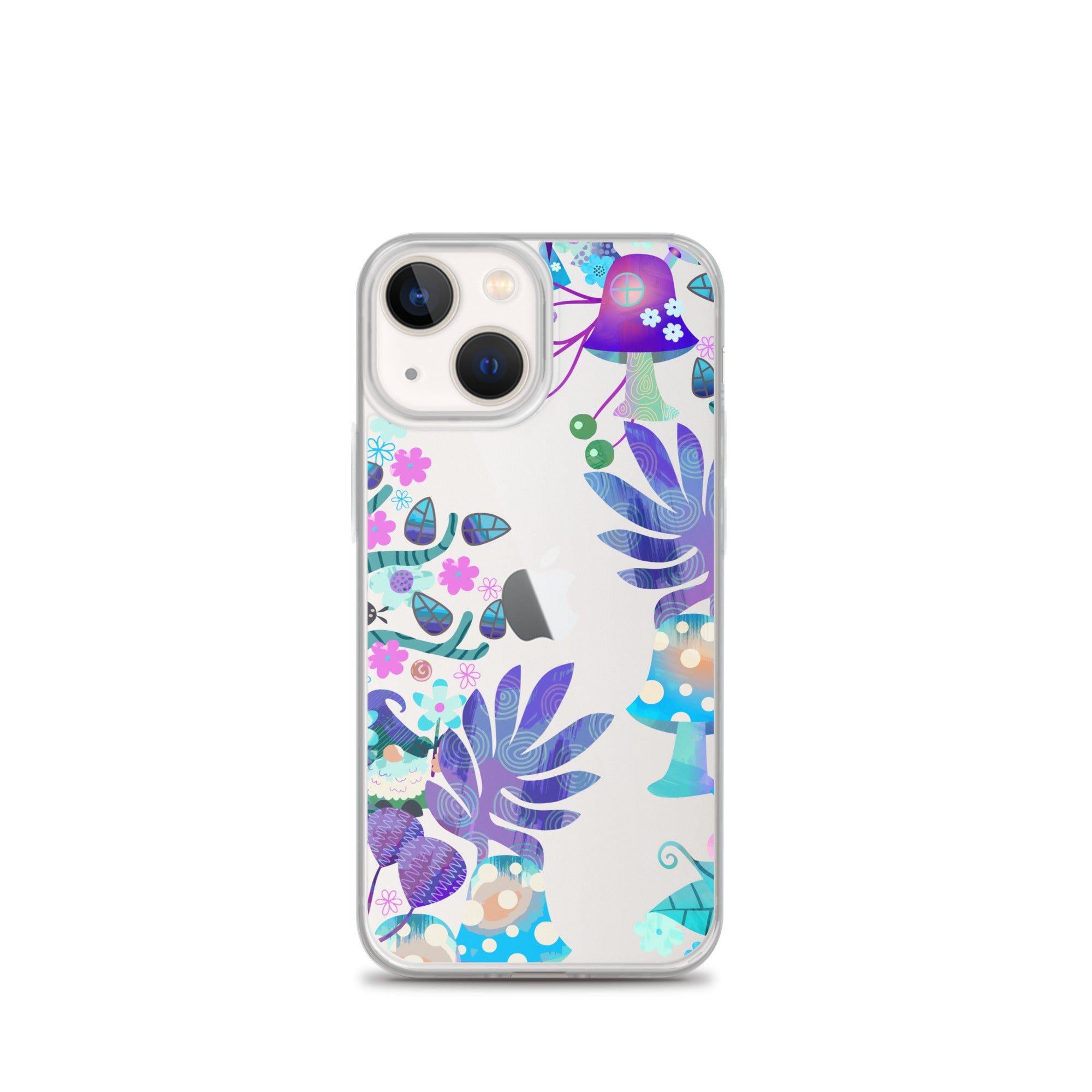 Clear Case for iPhone®- Enchanted Forest Design IV