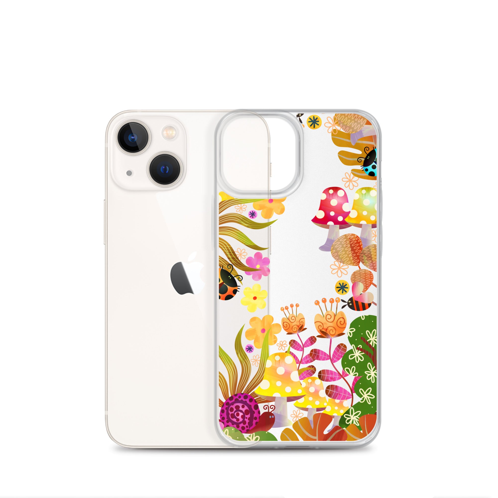 Clear Case for iPhone®- Enchanted Forest Design 06