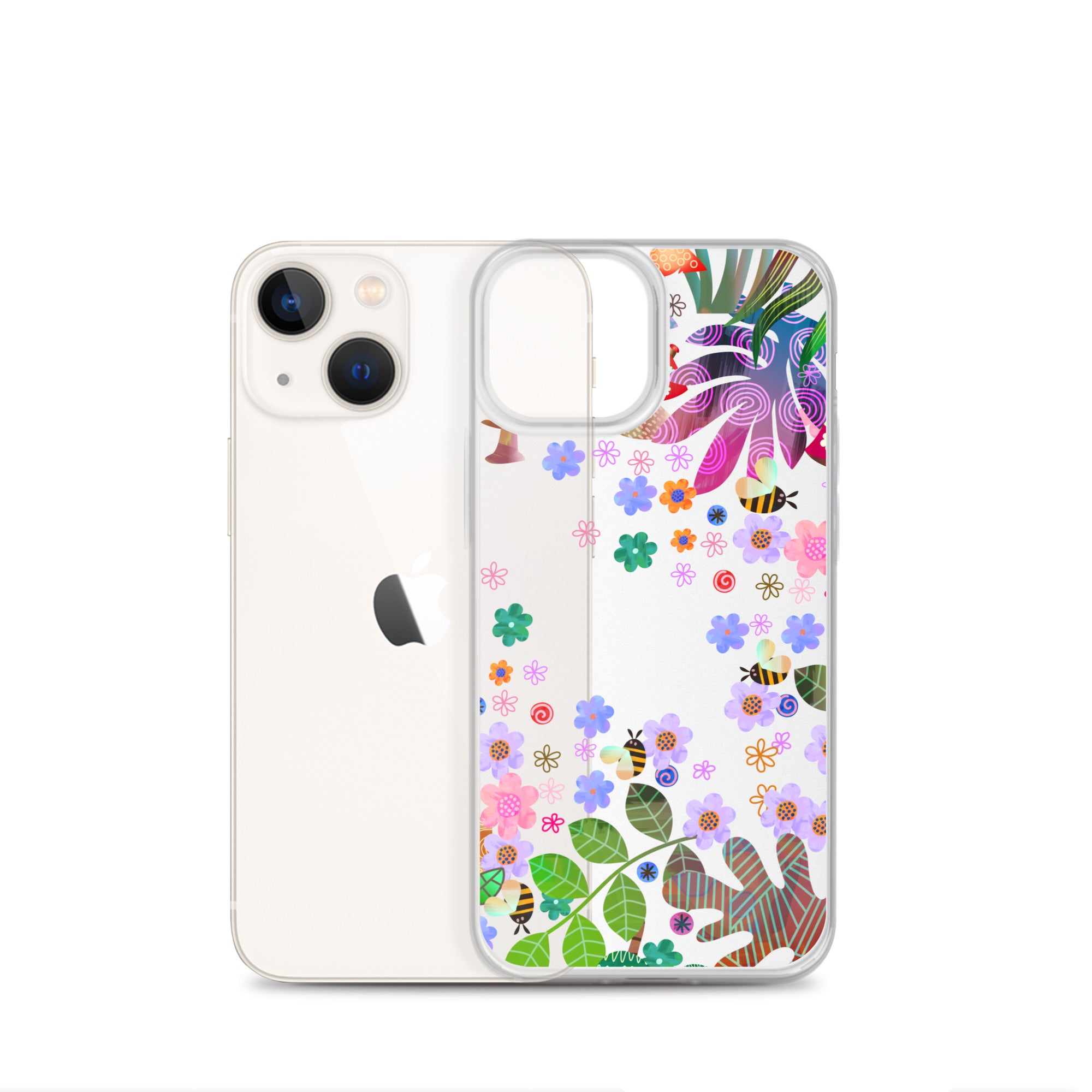 Clear Case for iPhone®- Enchanted Forest Design V