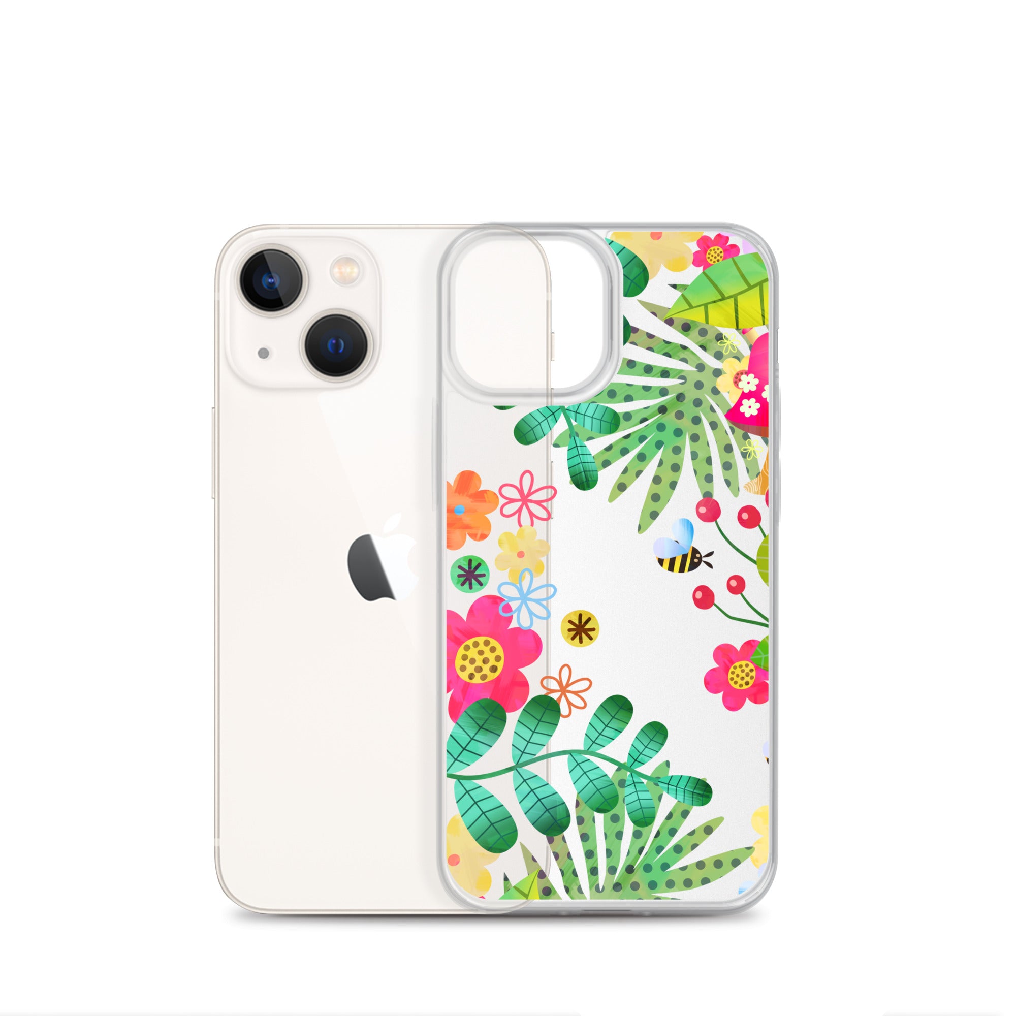 Clear Case for iPhone®- Enchanted Forest Design III