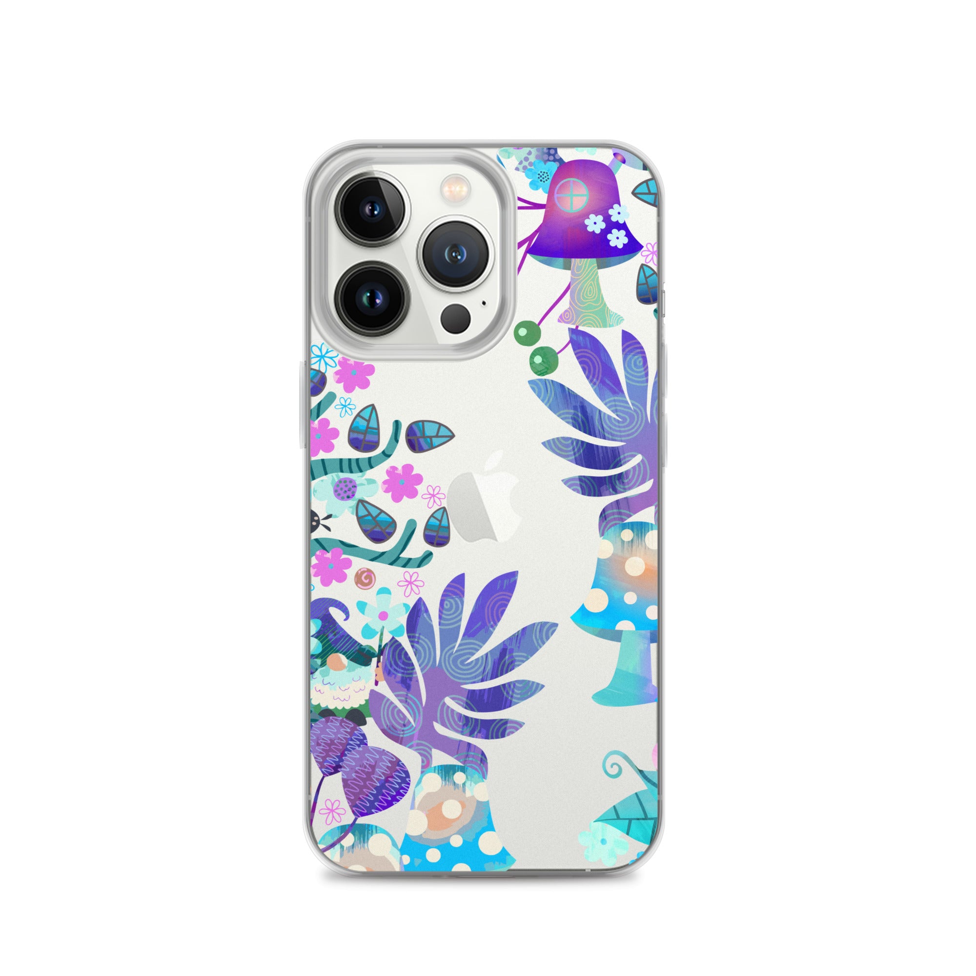 Clear Case for iPhone®- Enchanted Forest Design IV