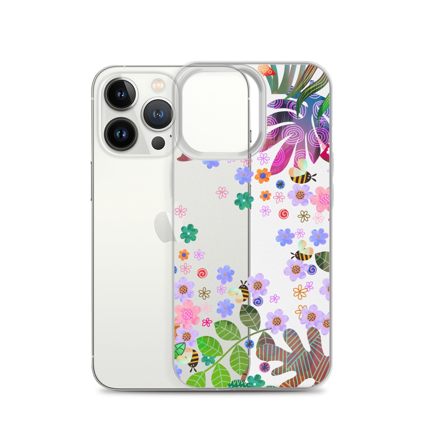 Clear Case for iPhone®- Enchanted Forest Design V