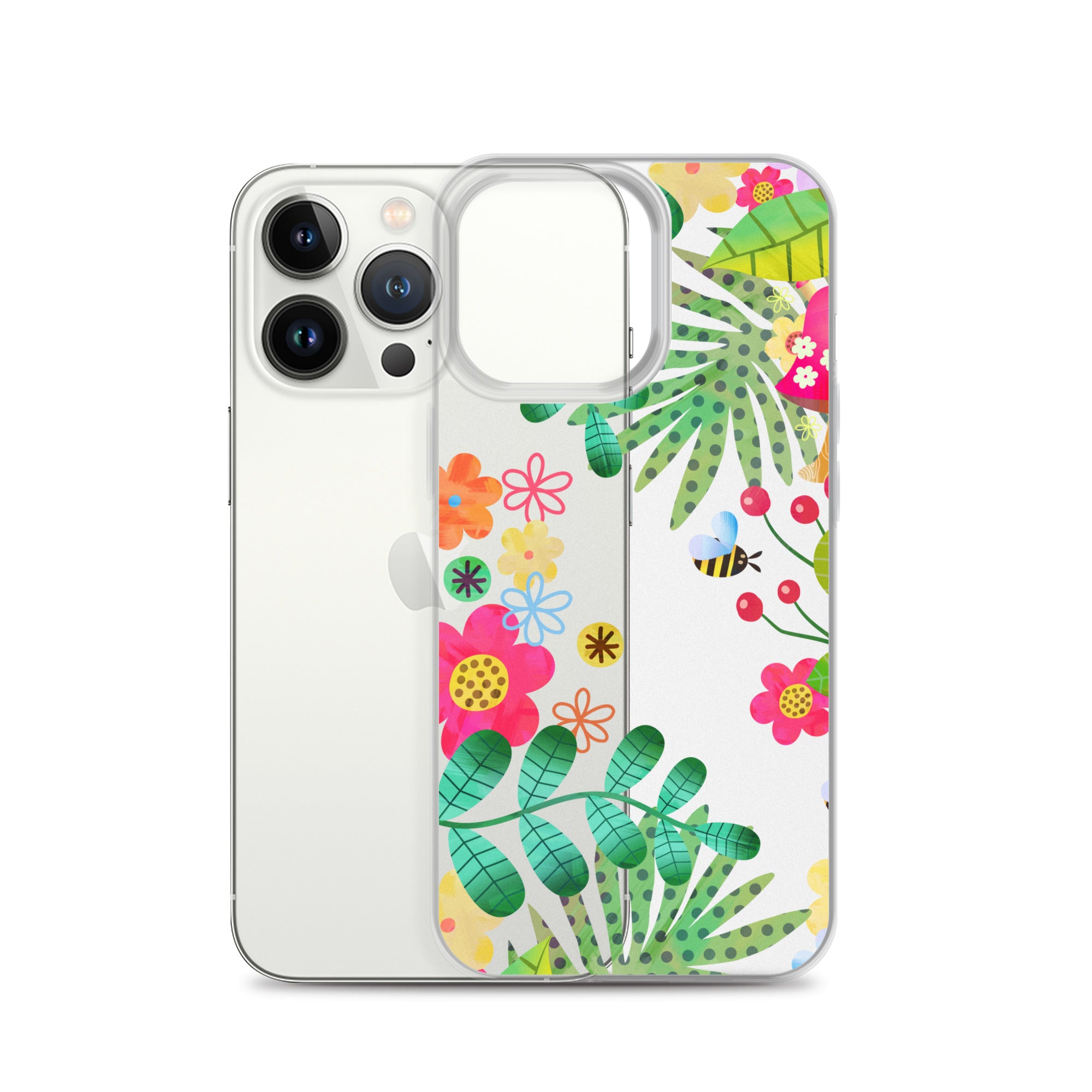 Clear Case for iPhone®- Enchanted Forest Design III