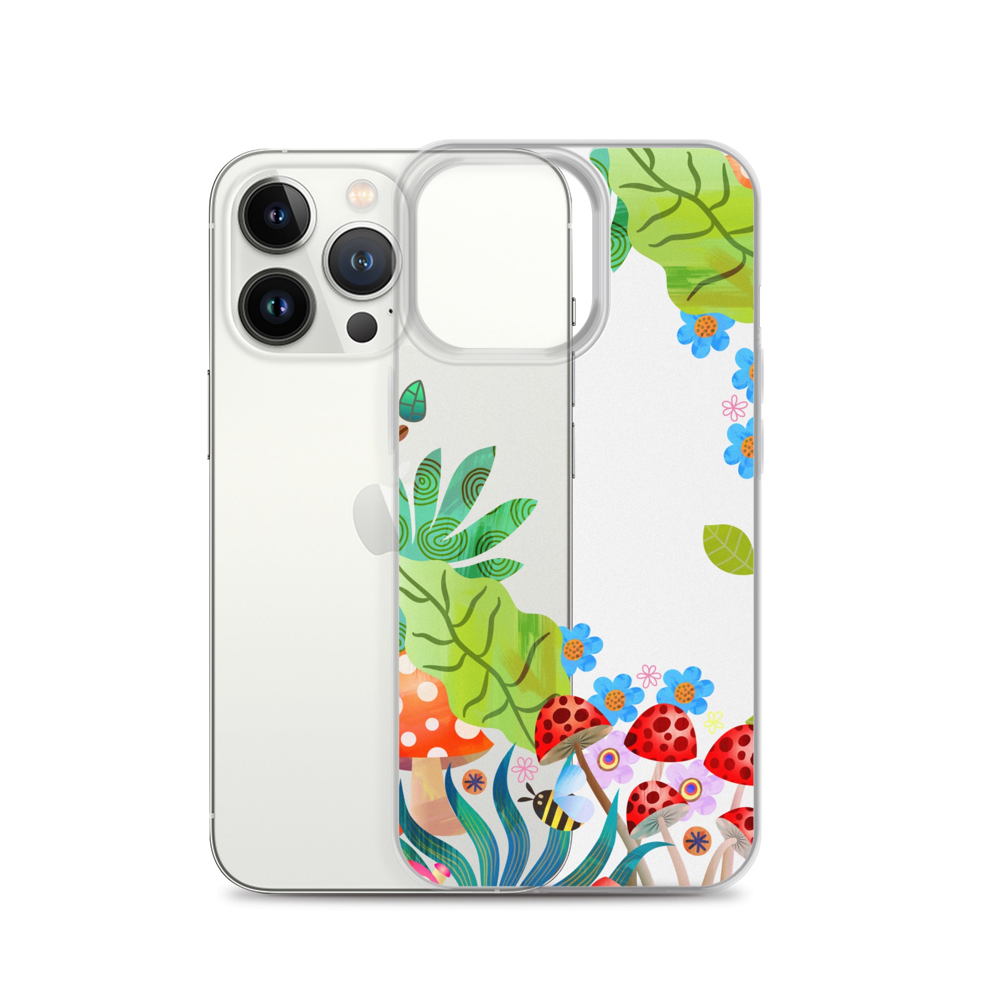 Clear Case for iPhone®- Enchanted Forest Design II