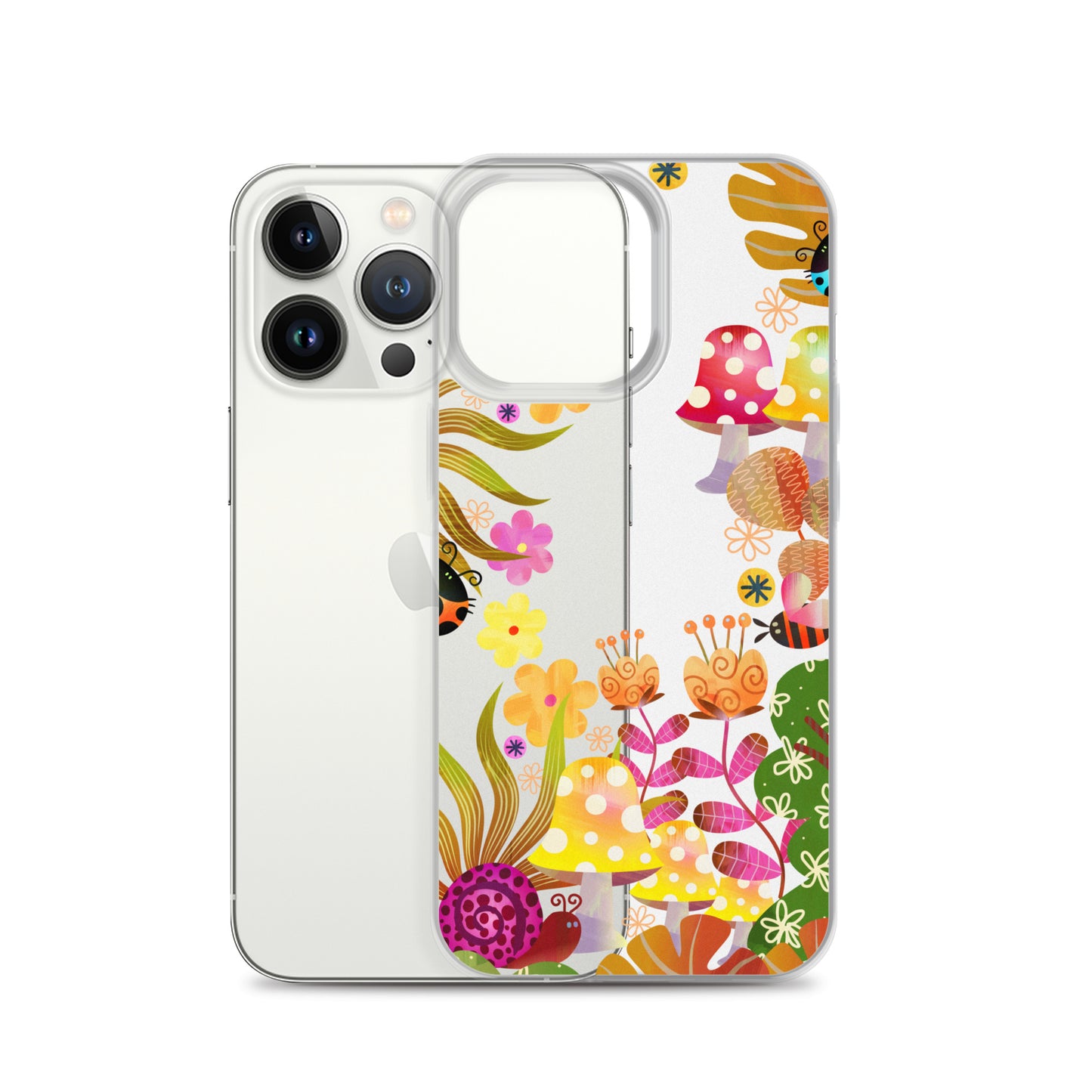 Clear Case for iPhone®- Enchanted Forest Design I