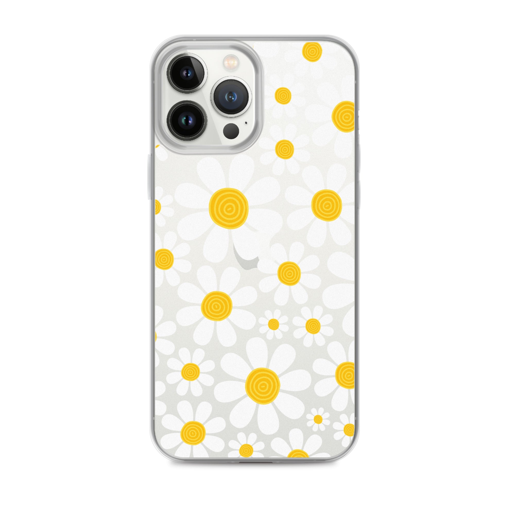 Clear Case for iPhone®- Floral Daisy Design III