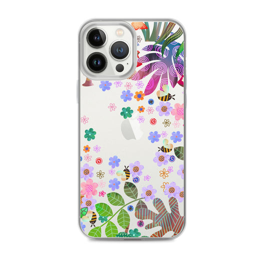 Clear Case for iPhone®- Enchanted Forest Design V