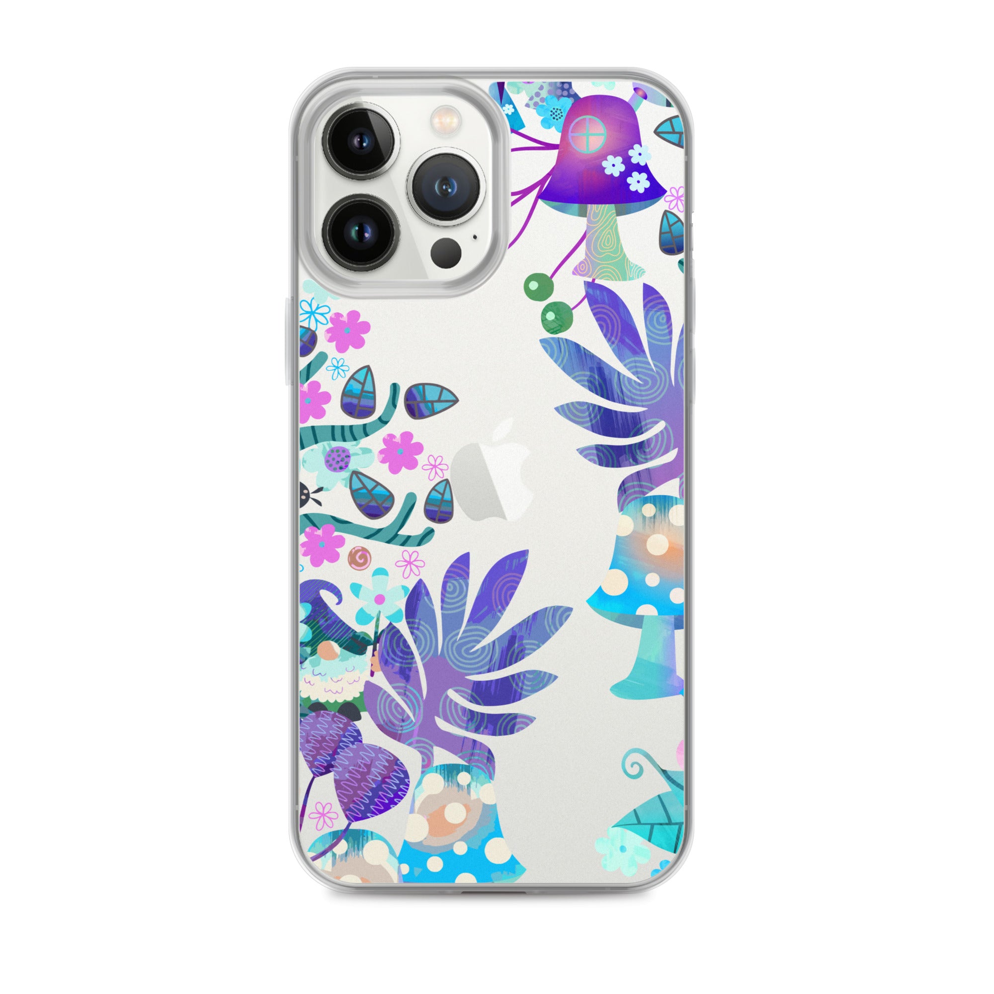 Clear Case for iPhone®- Enchanted Forest Design IV