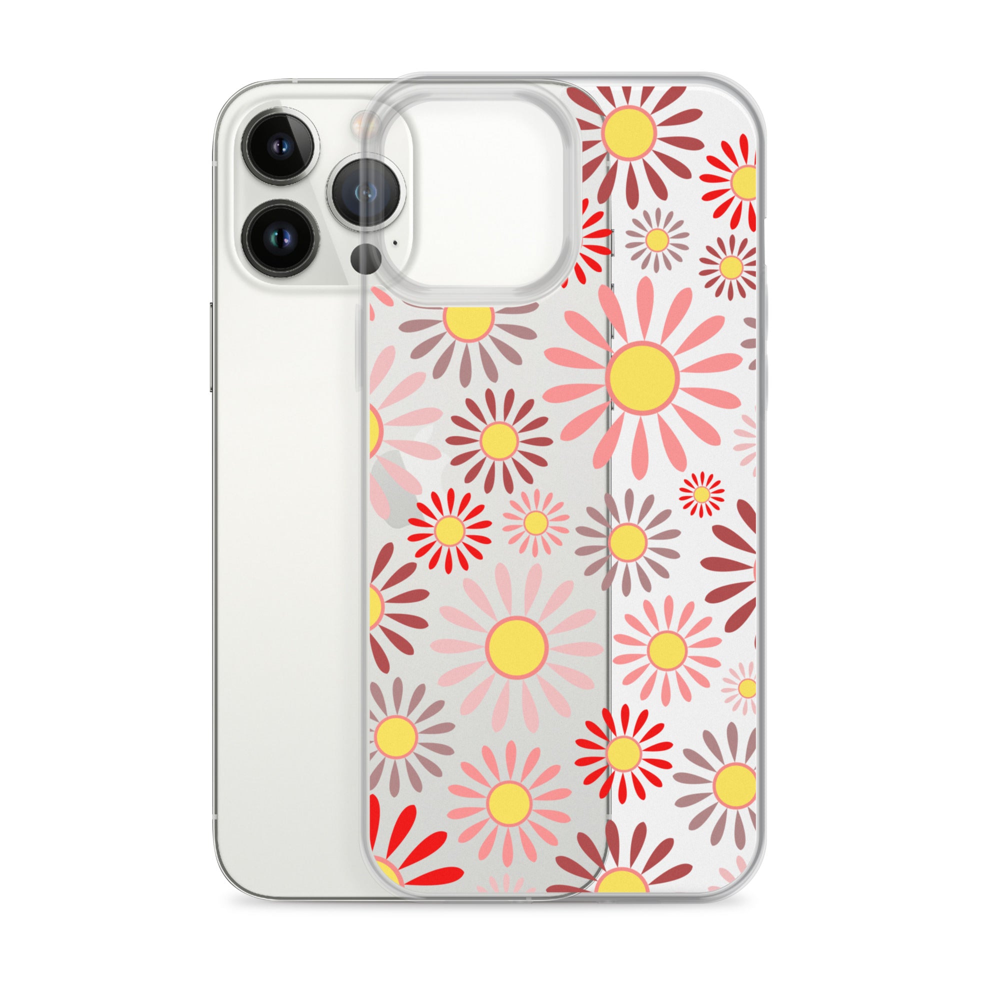 Clear Case for iPhone®- Floral Daisy Design IV