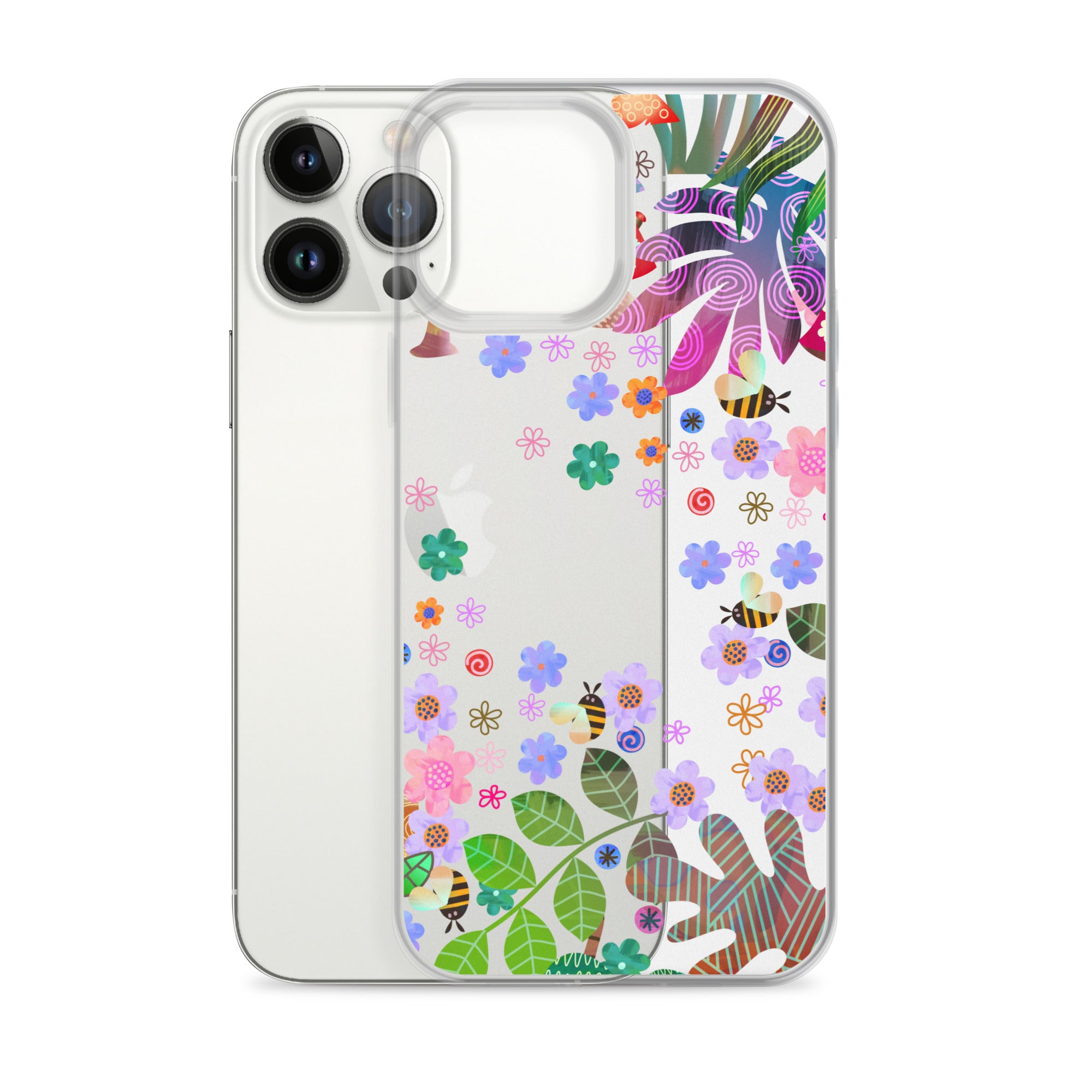 Clear Case for iPhone®- Enchanted Forest Design V