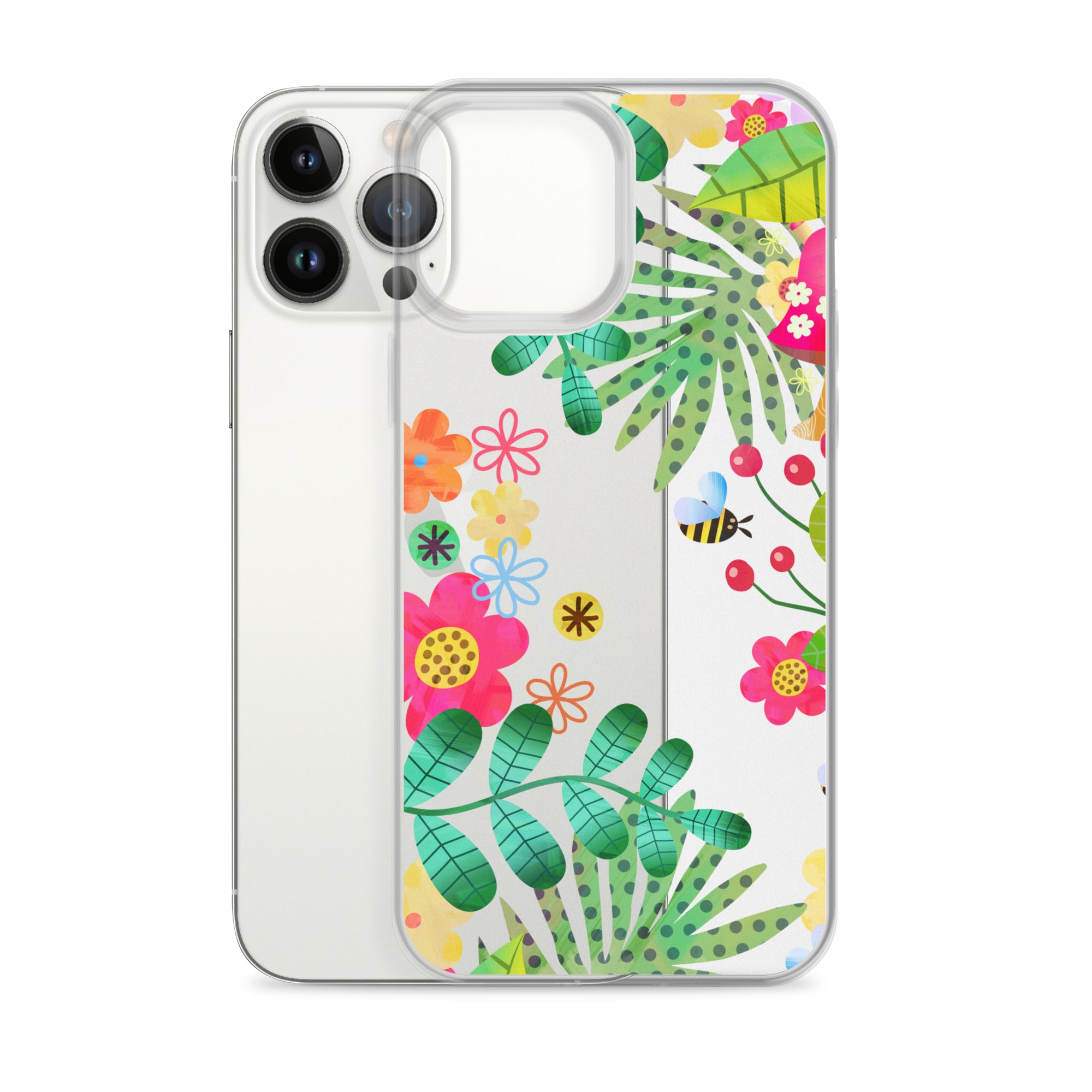 Clear Case for iPhone®- Enchanted Forest Design III