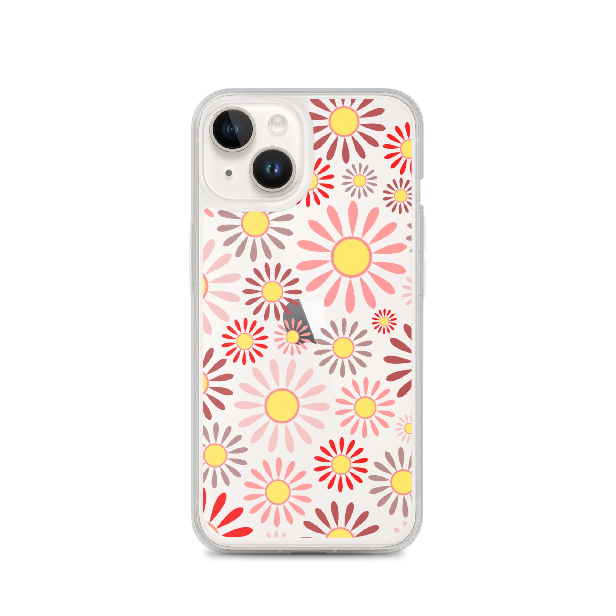 Clear Case for iPhone®- Floral Daisy Design IV