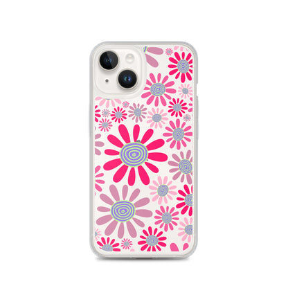 Clear Case for iPhone®- Floral Daisy Design I