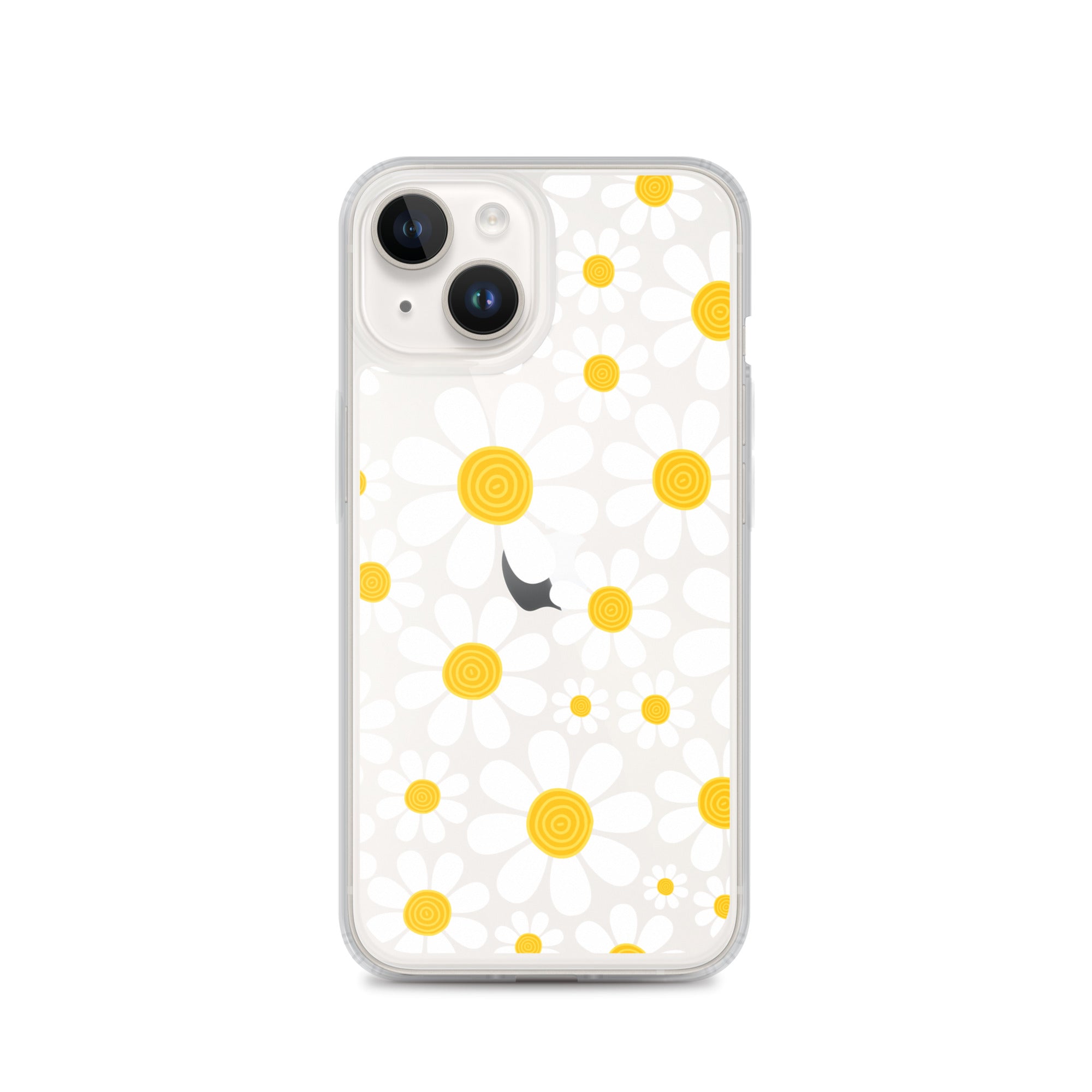 Clear Case for iPhone®- Floral Daisy Design III