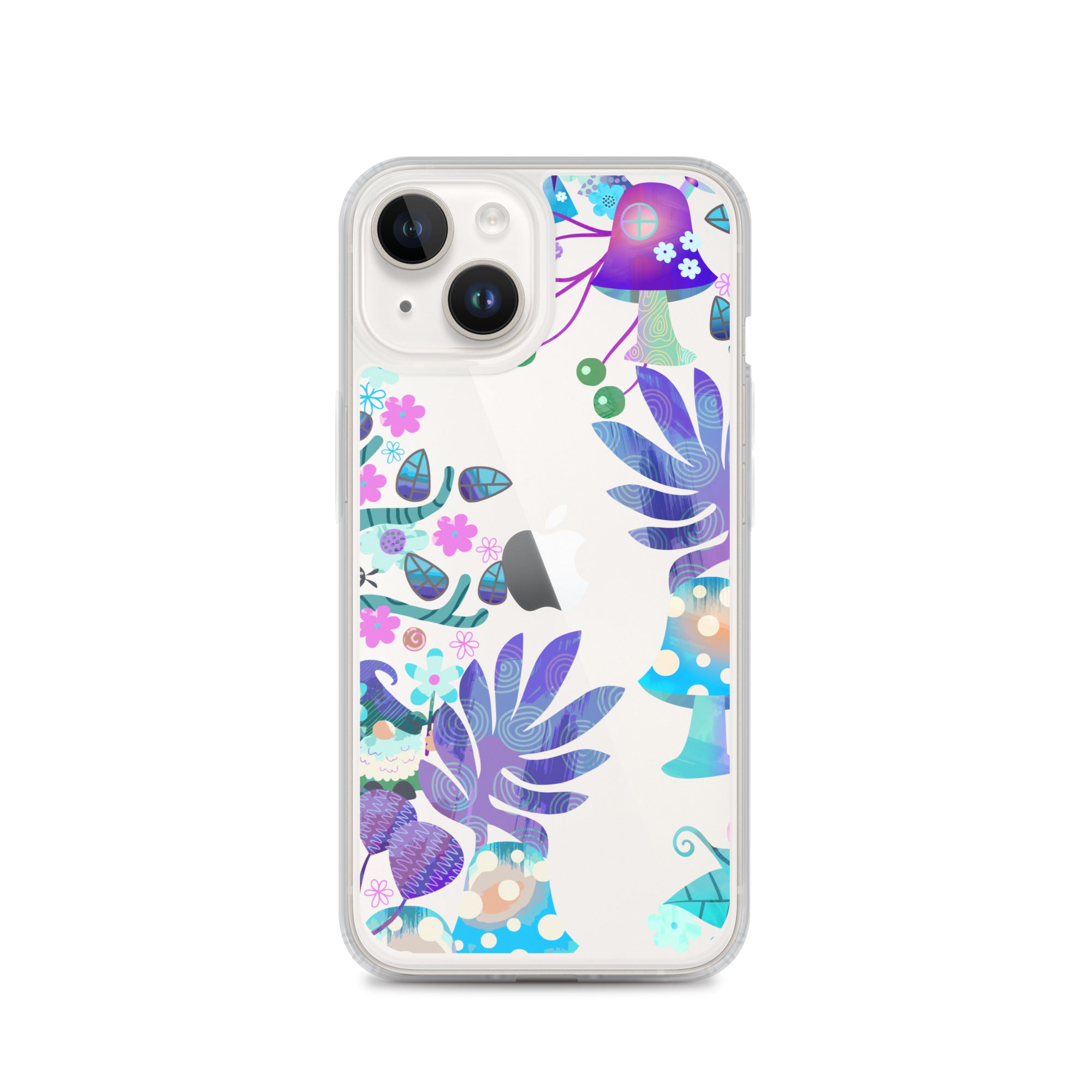 Clear Case for iPhone®- Enchanted Forest Design IV