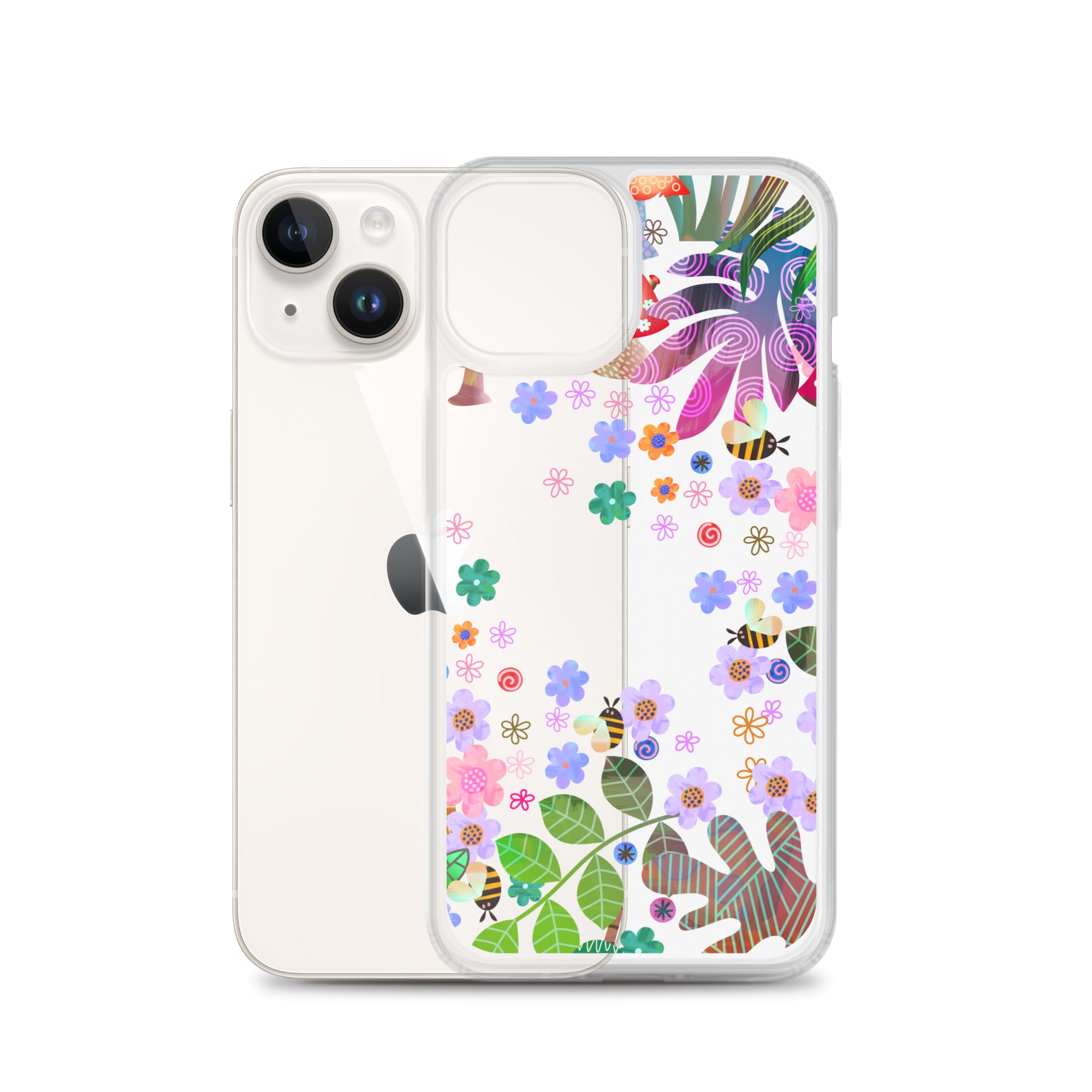 Clear Case for iPhone®- Enchanted Forest Design 05