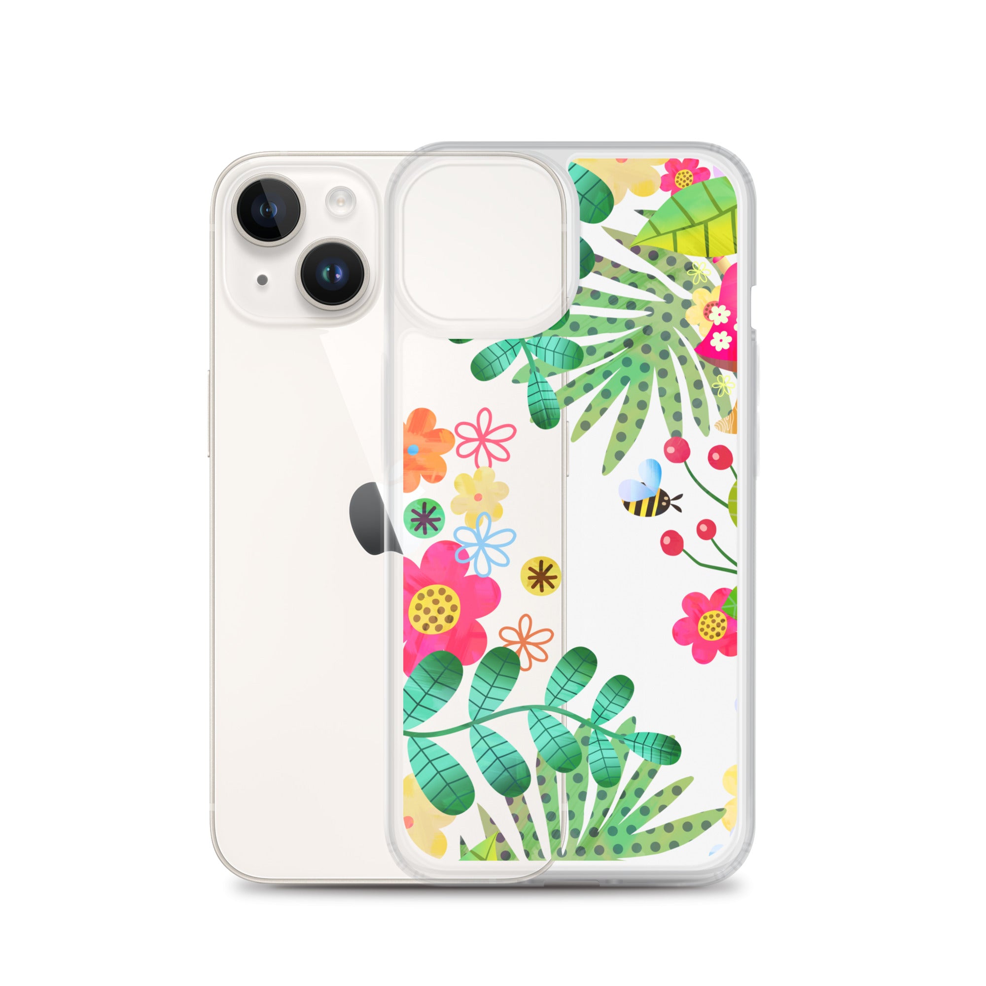 Clear Case for iPhone®- Enchanted Forest Design III