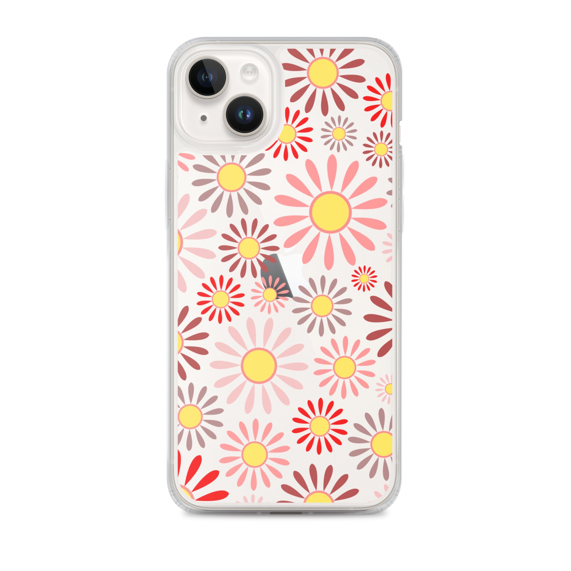 Clear Case for iPhone®- Floral Daisy Design 04