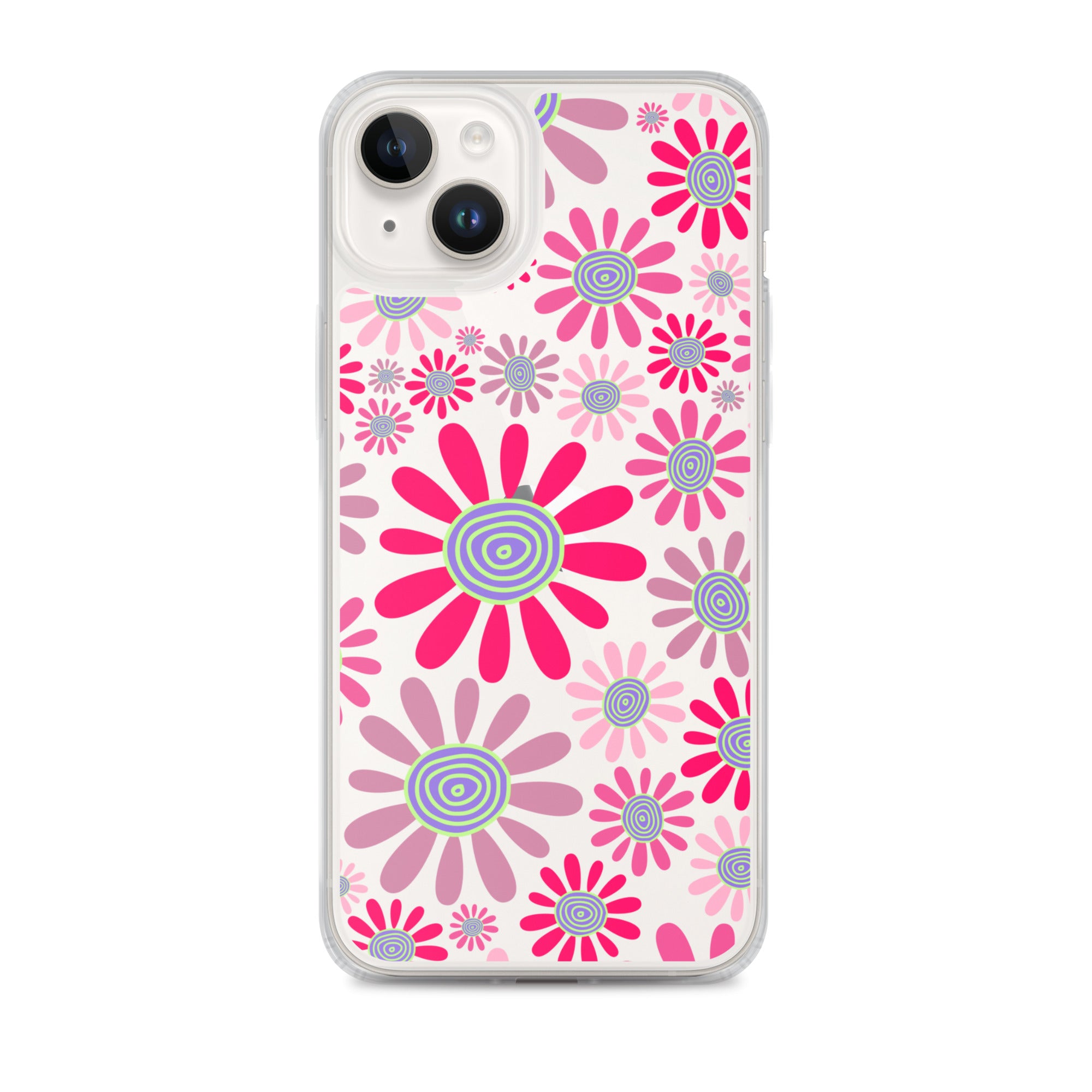 Clear Case for iPhone®- Floral Daisy Design I