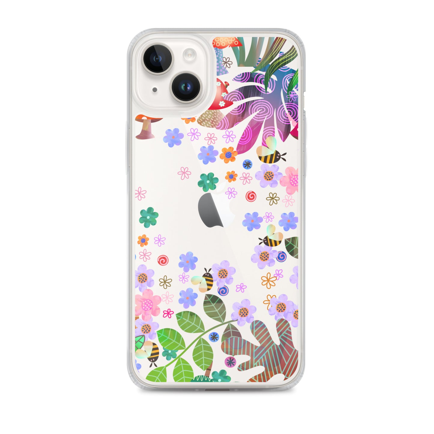 Clear Case for iPhone®- Enchanted Forest Design V