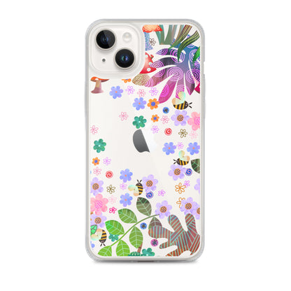 Clear Case for iPhone®- Enchanted Forest Design V
