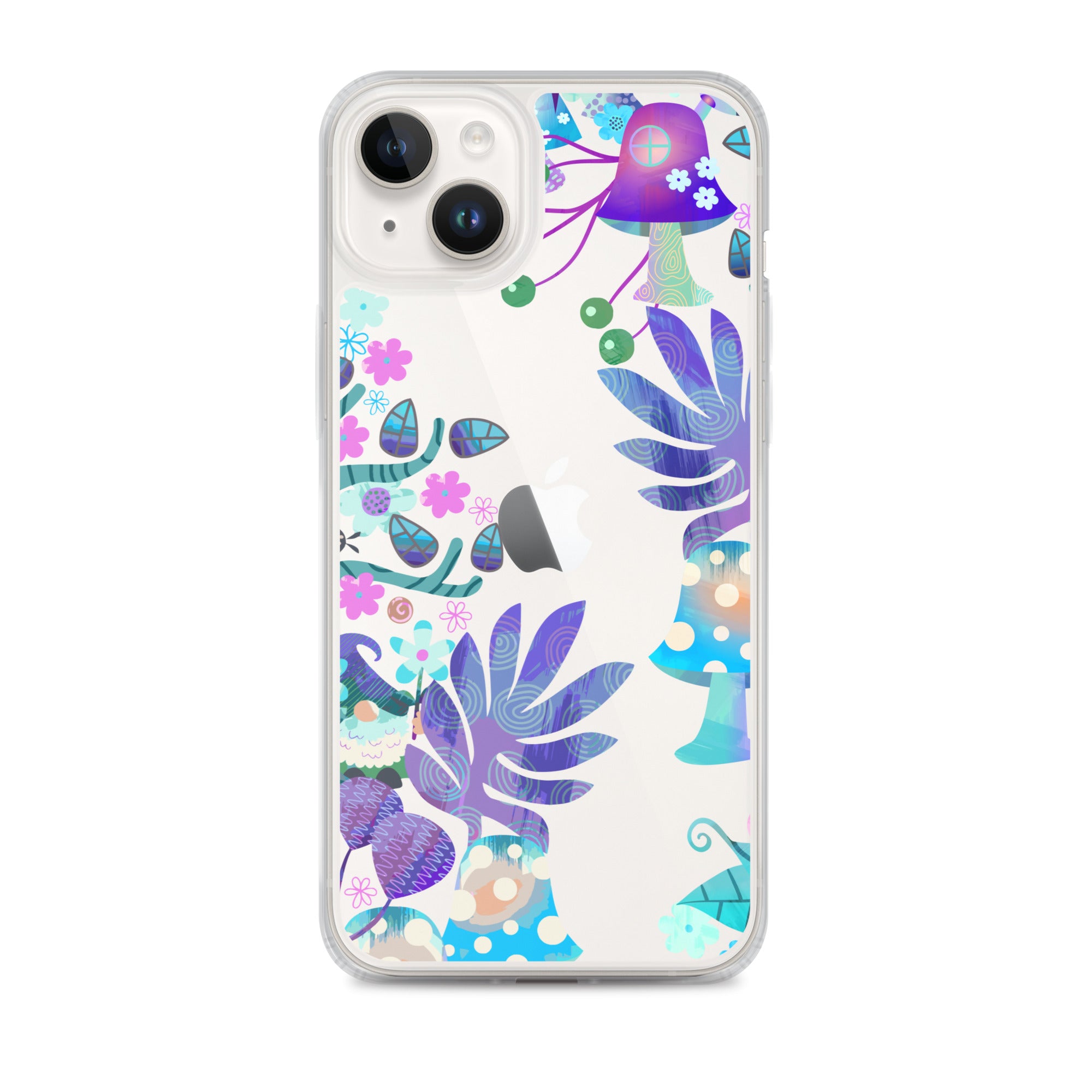 Clear Case for iPhone®- Enchanted Forest Design IV