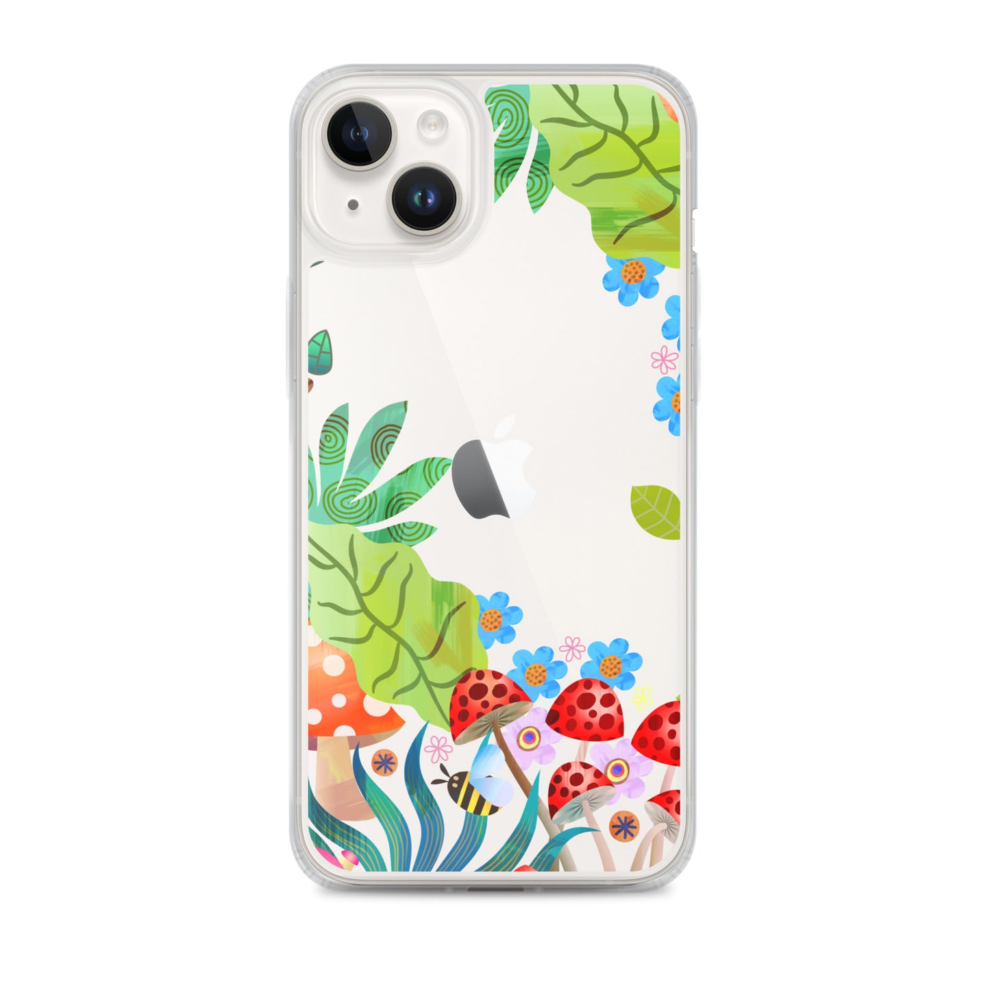 Clear Case for iPhone®- Enchanted Forest Design II