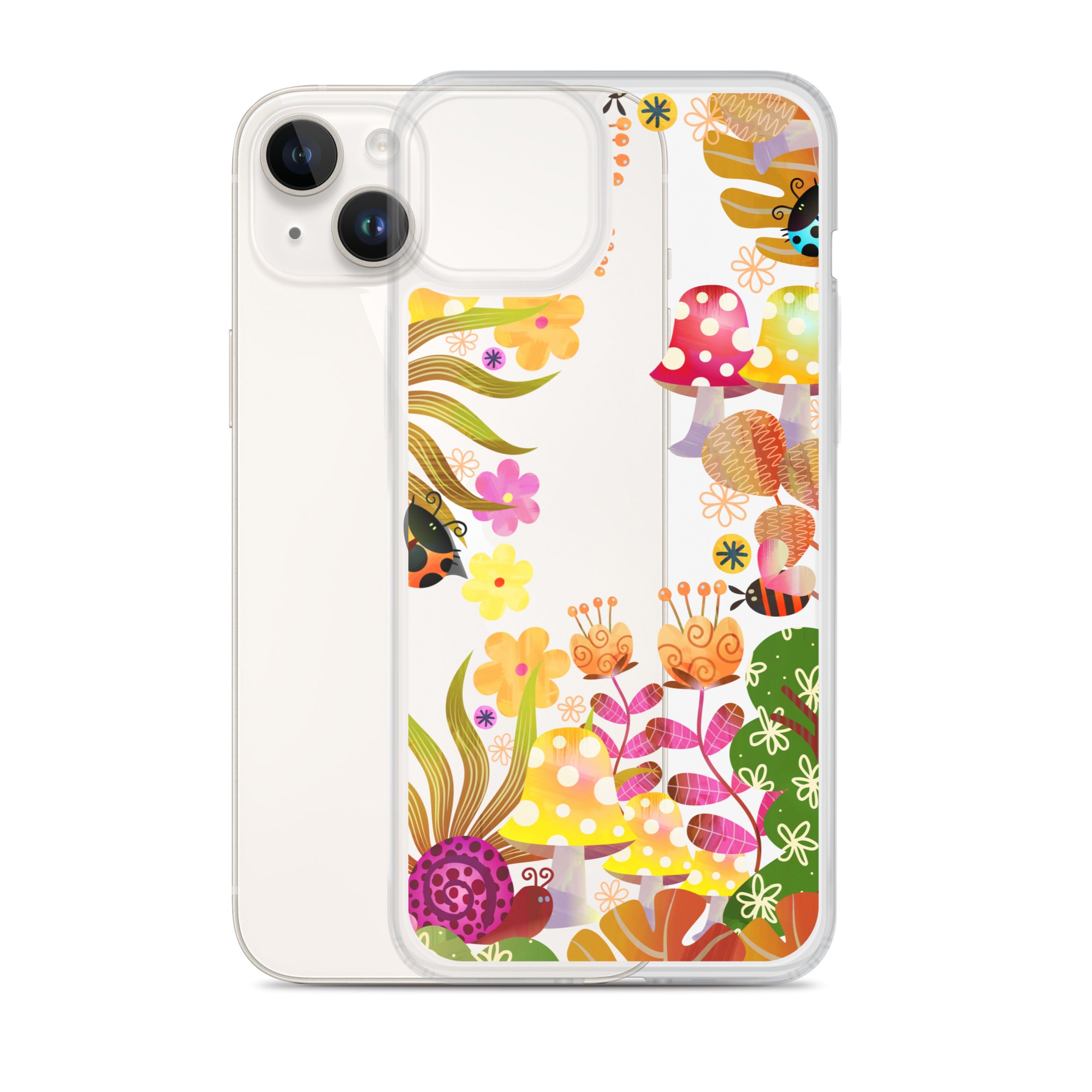 Clear Case for iPhone®- Enchanted Forest Design VI