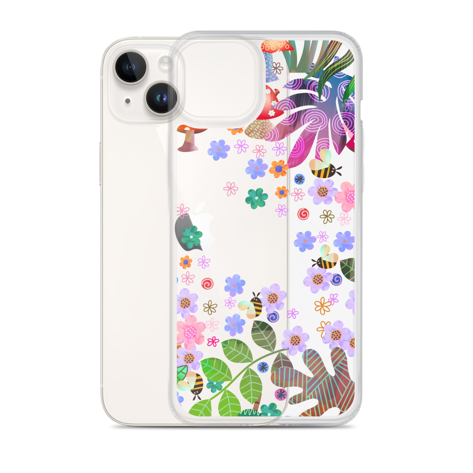 Clear Case for iPhone®- Enchanted Forest Design 05