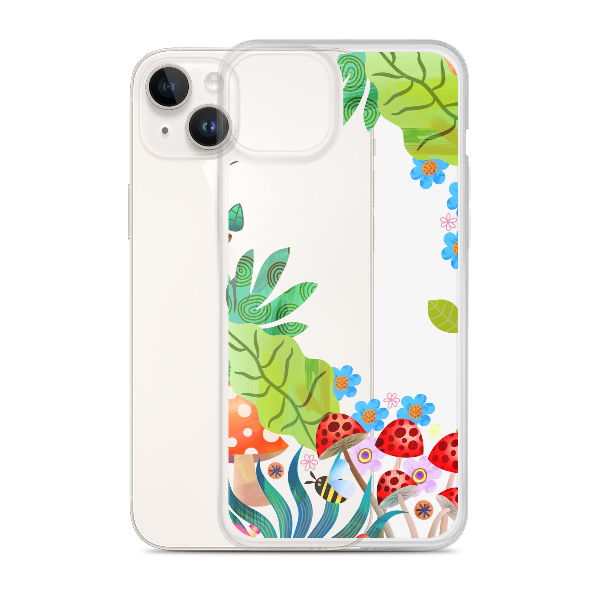 Clear Case for iPhone®- Enchanted Forest Design 02