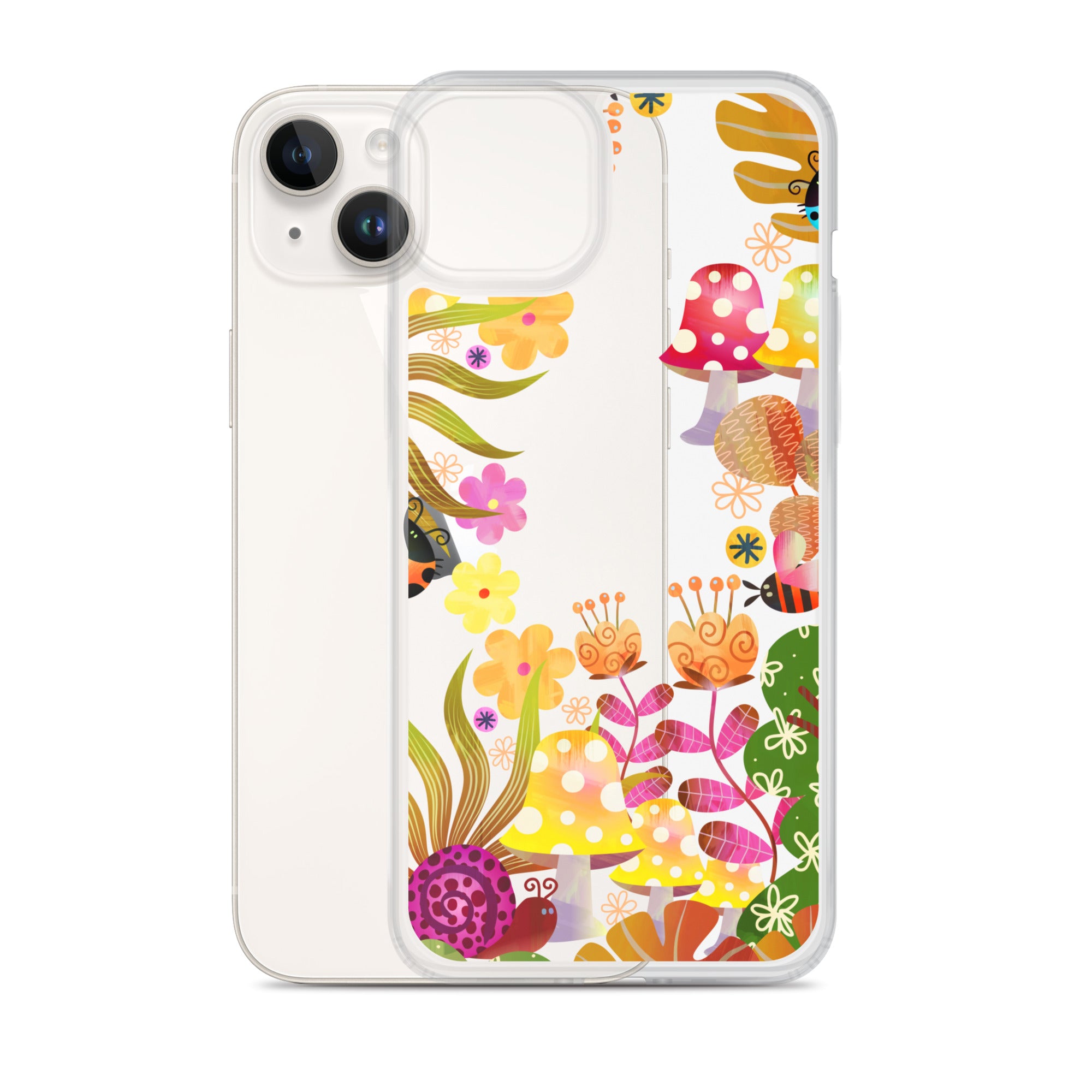 Clear Case for iPhone®- Enchanted Forest Design I