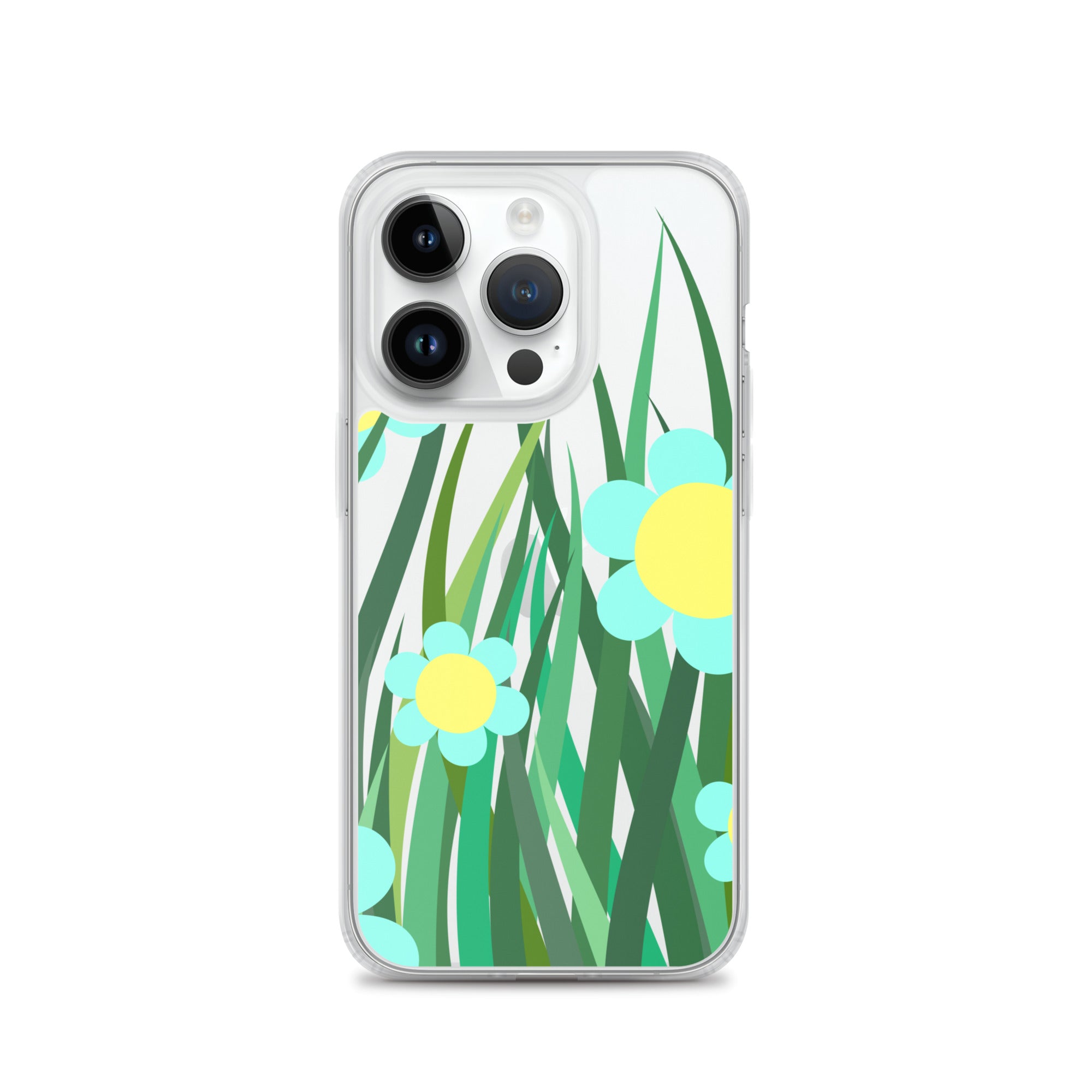 Clear Case for iPhone®- Floral Hedge Design II