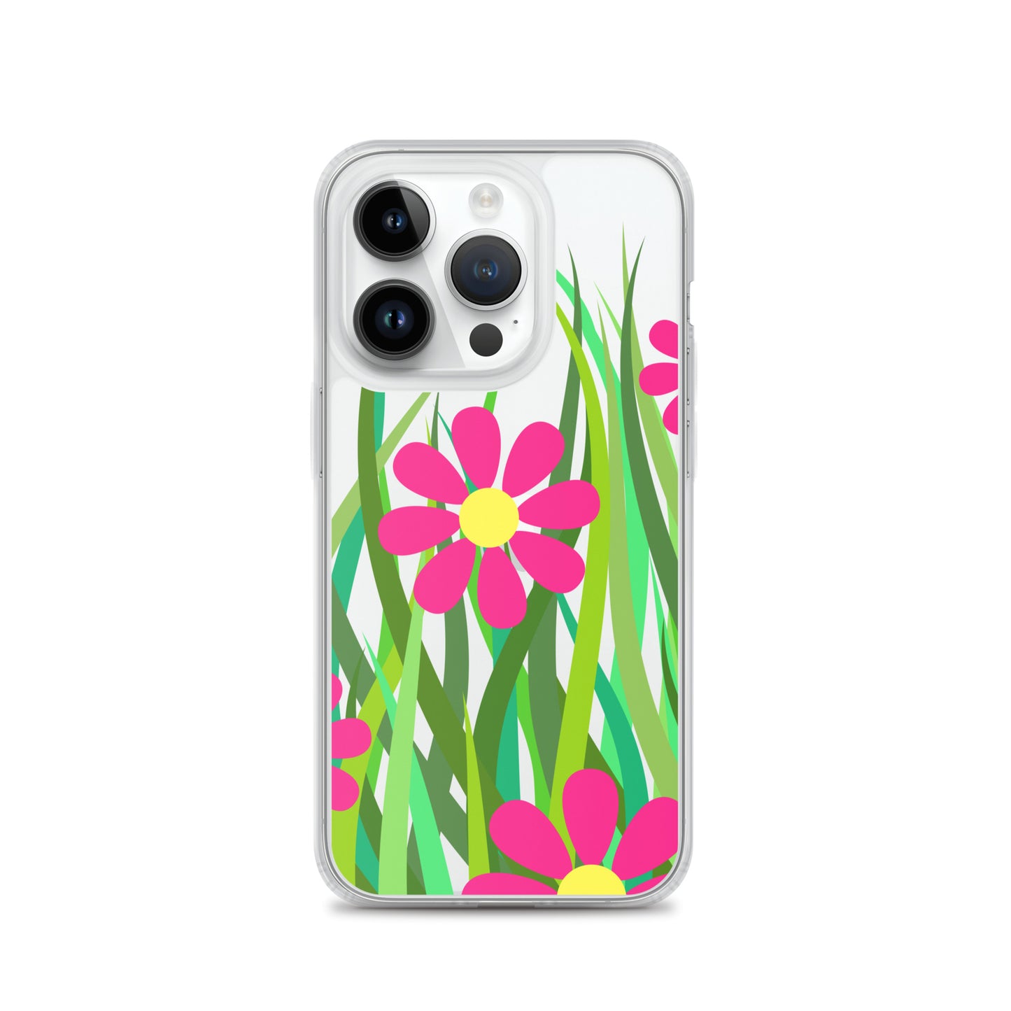 Clear Case for iPhone®- Floral Hedge Design I