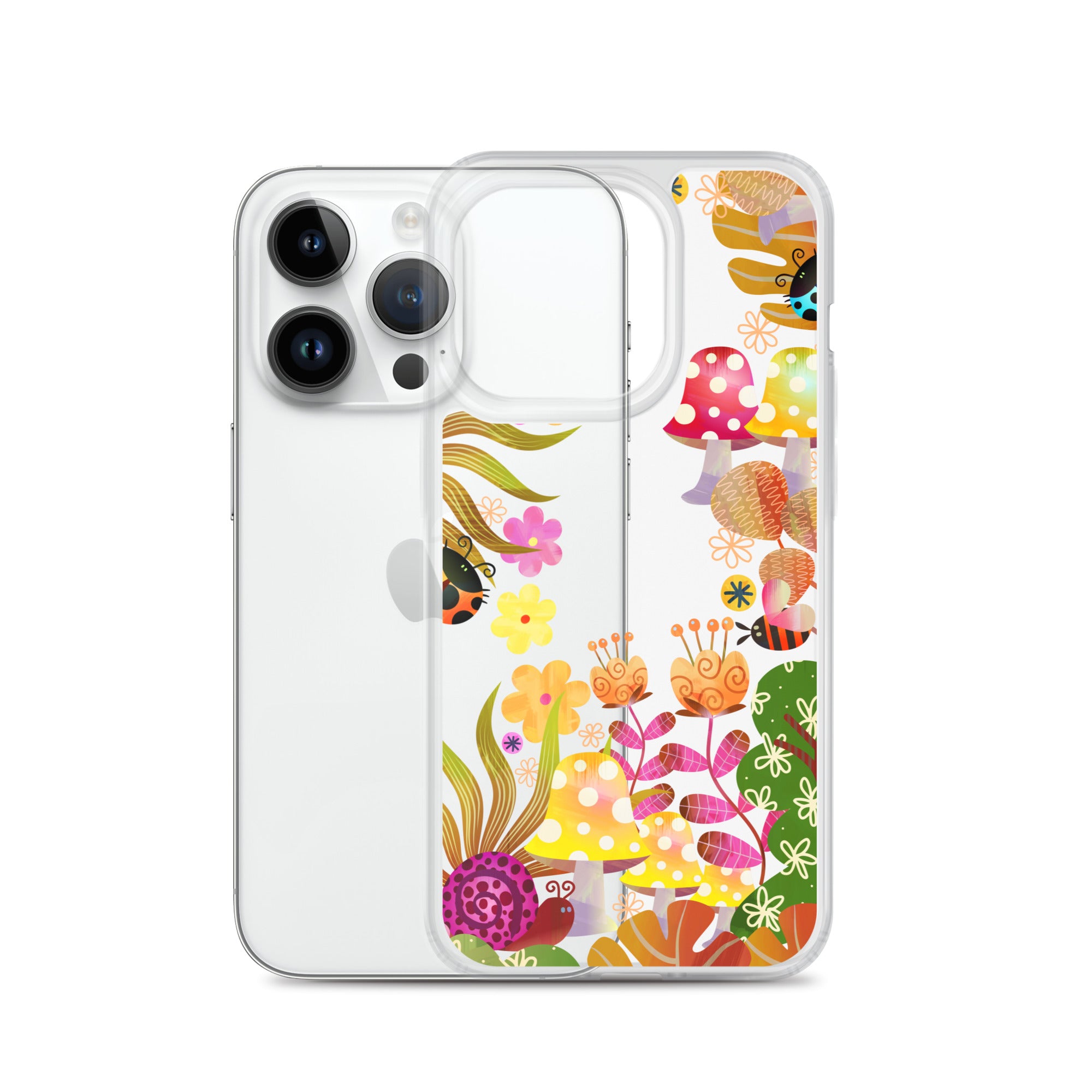 Clear Case for iPhone®- Enchanted Forest Design 06