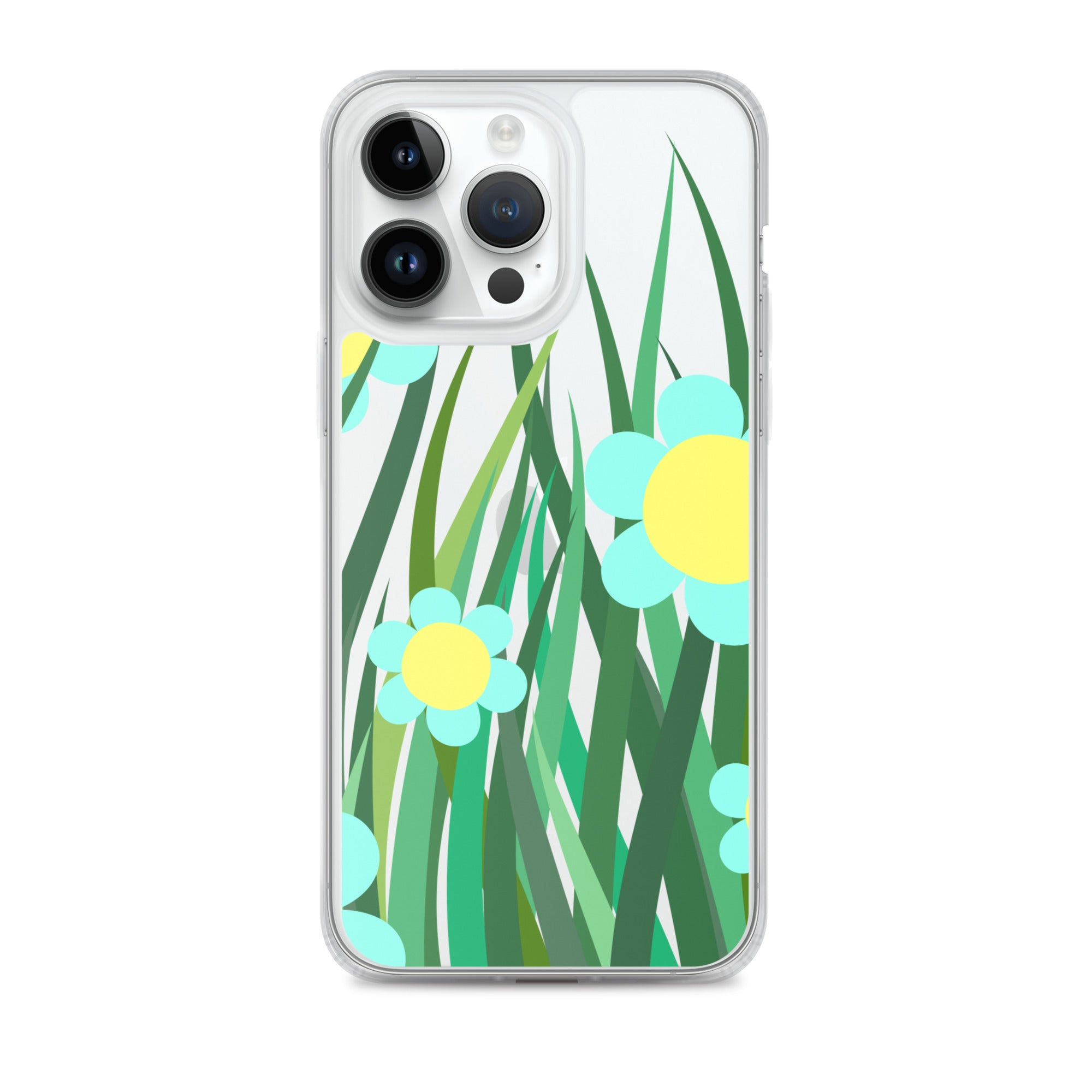 Clear Case for iPhone®- Floral Hedge Design II