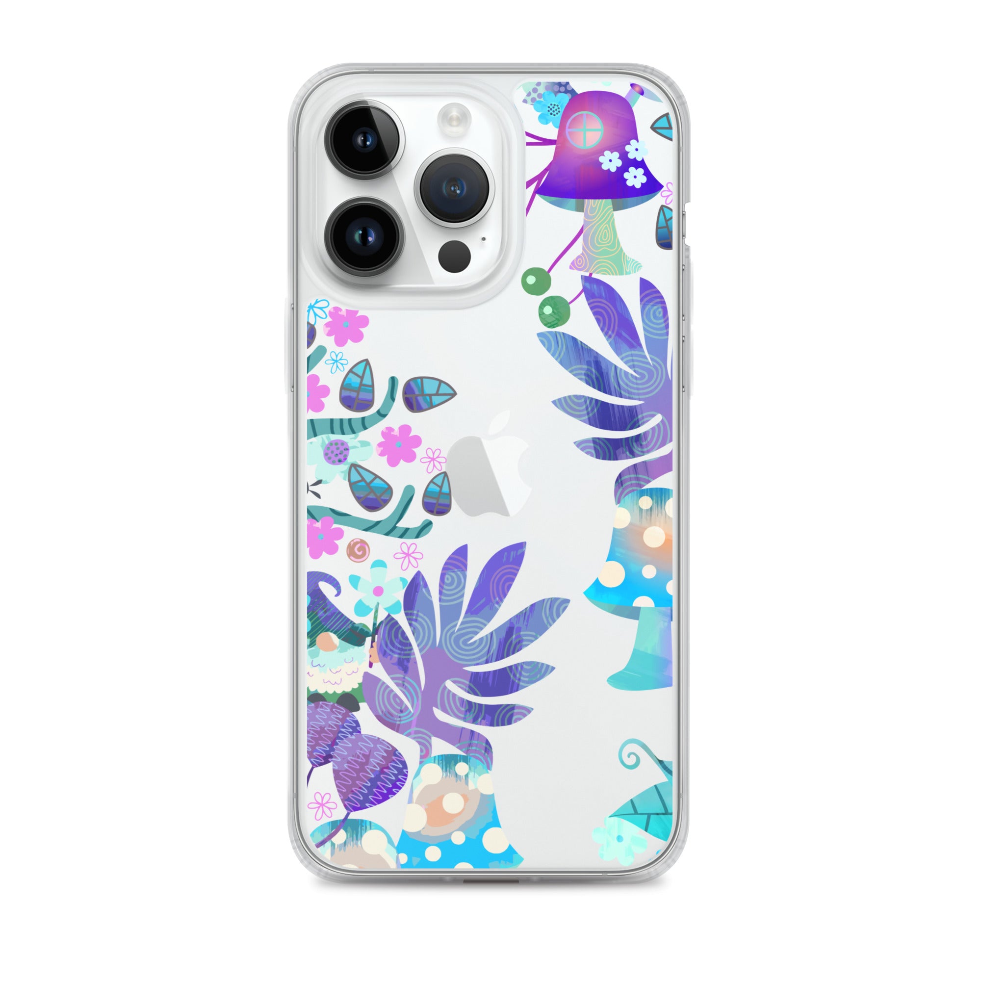 Clear Case for iPhone®- Enchanted Forest Design 04