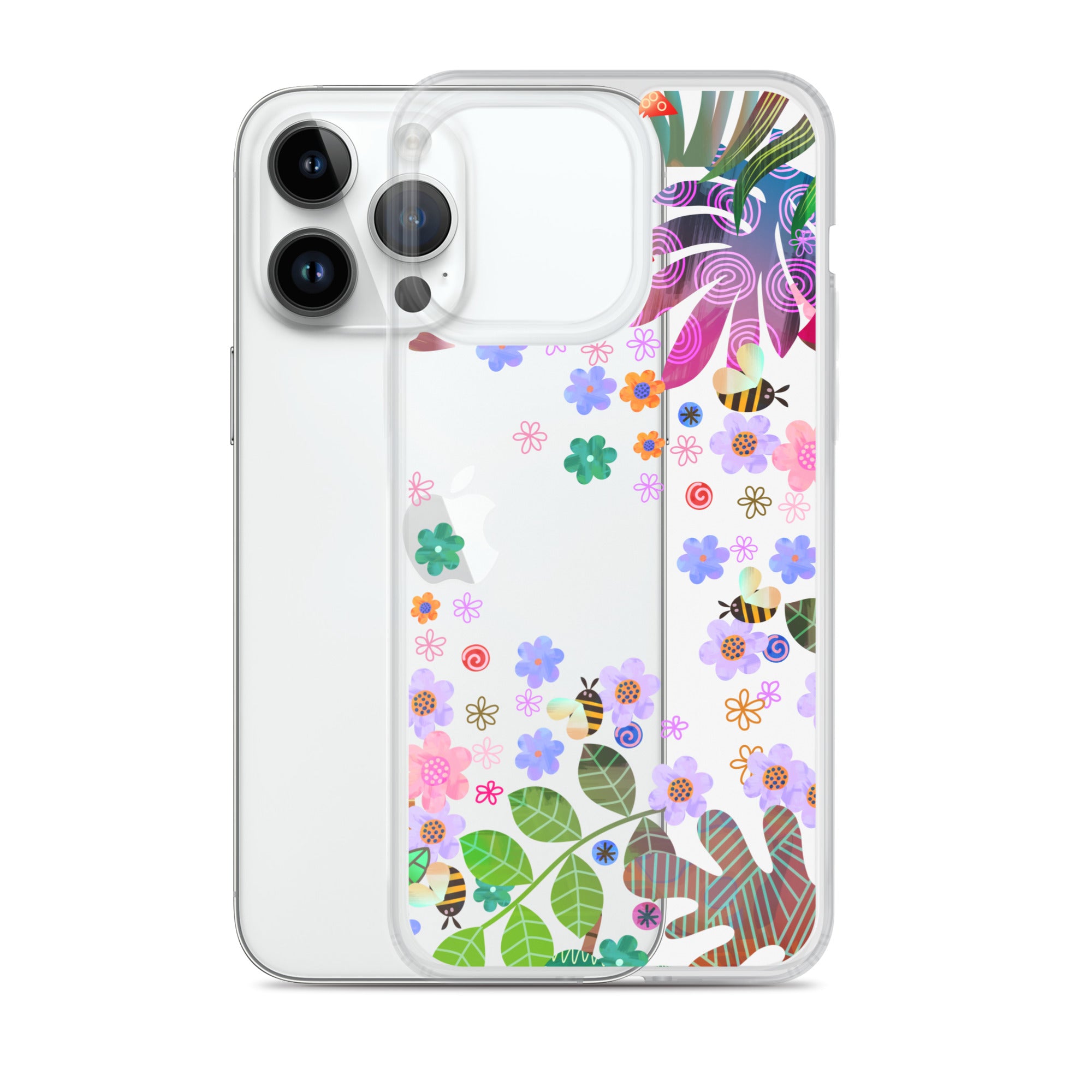 Clear Case for iPhone®- Enchanted Forest Design V