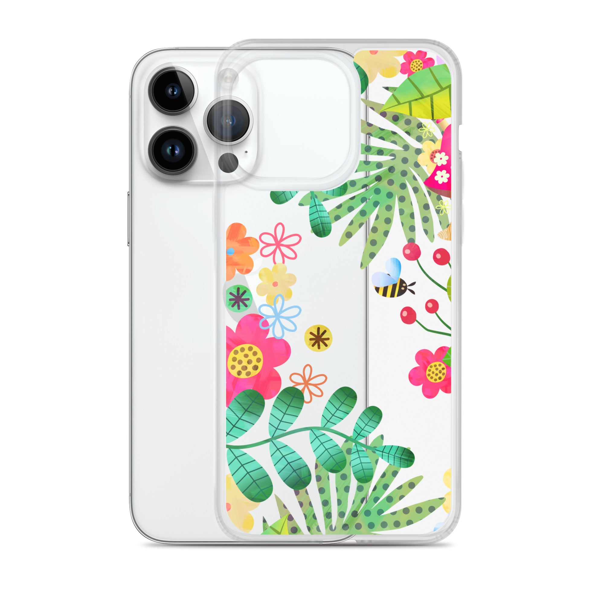 Clear Case for iPhone®- Enchanted Forest Design III