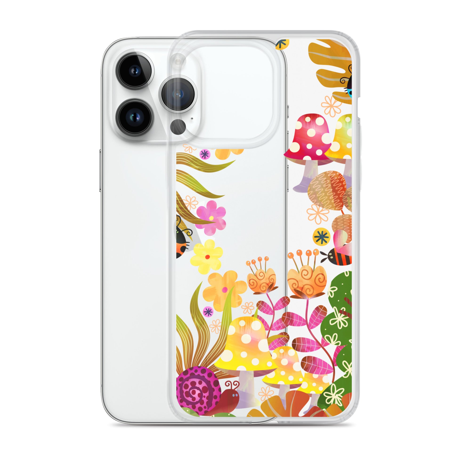 Clear Case for iPhone®- Enchanted Forest Design I