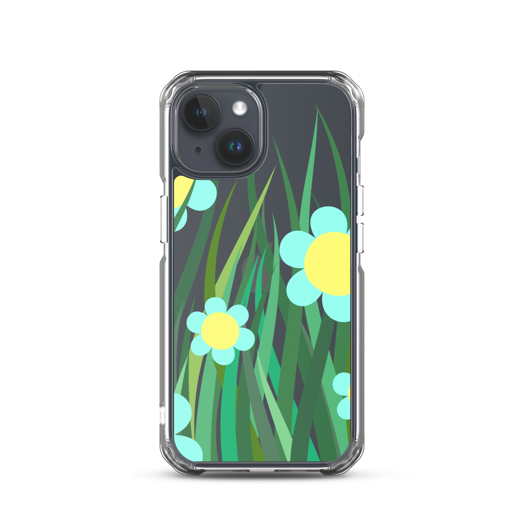 Clear Case for iPhone®- Floral Hedge Design II