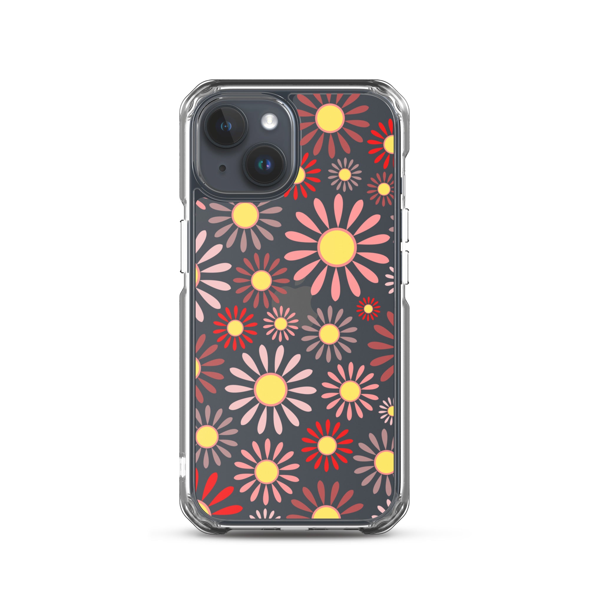 Clear Case for iPhone®- Floral Daisy Design IV