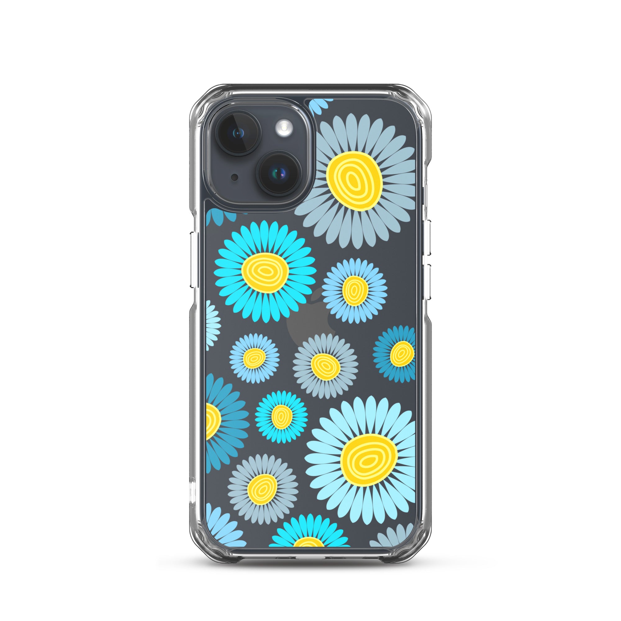 Clear Case for iPhone®- Floral Daisy Design II