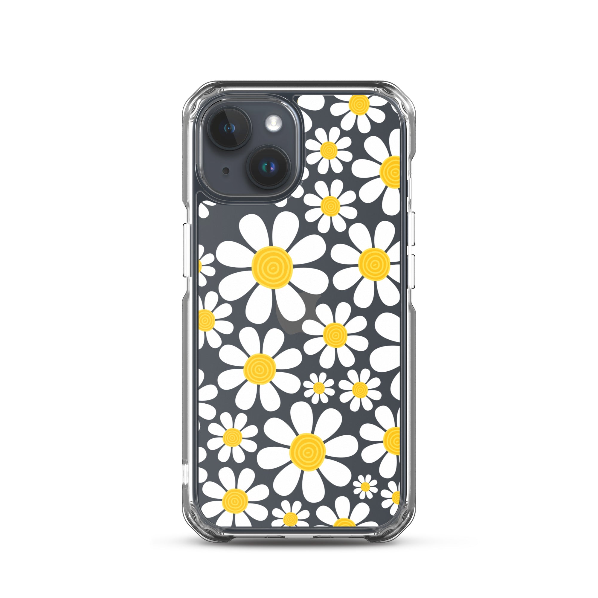 Clear Case for iPhone®- Floral Daisy Design 03