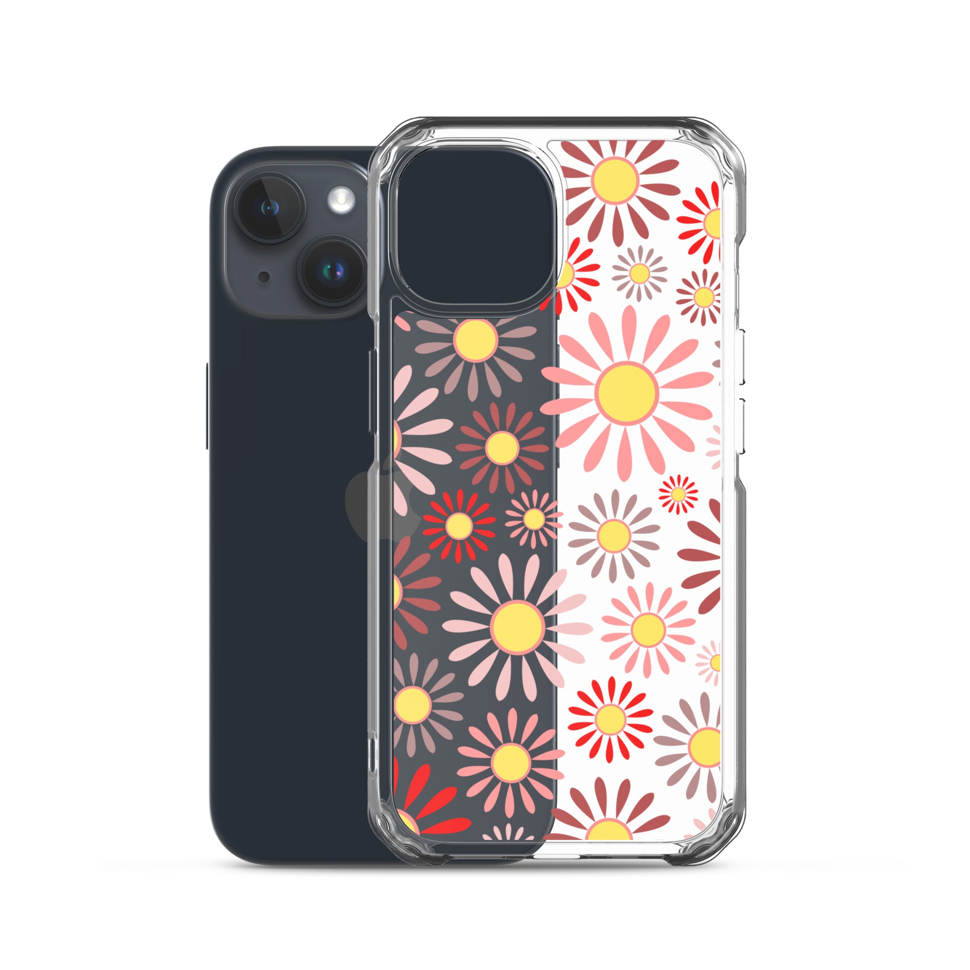 Clear Case for iPhone®- Floral Daisy Design IV