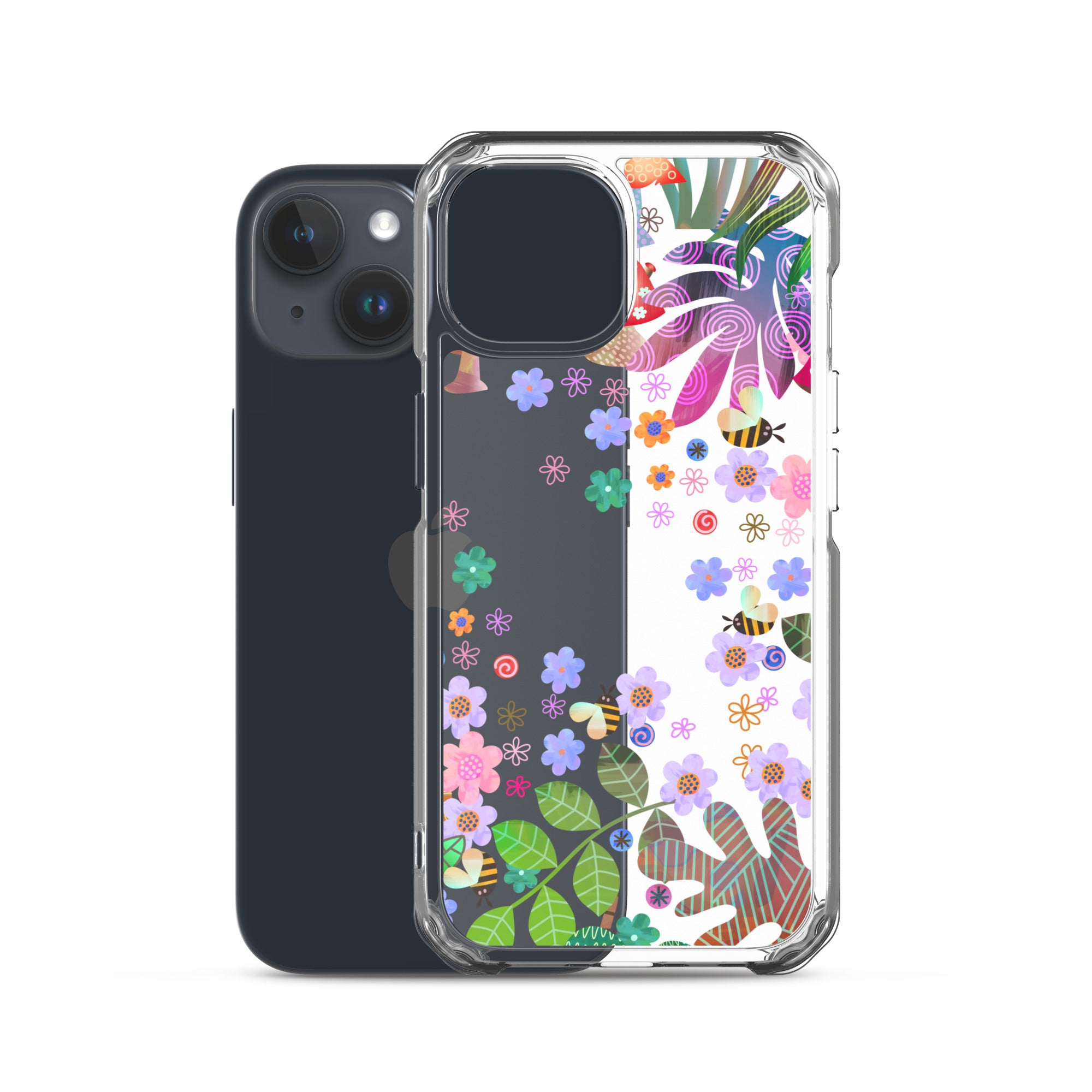 Clear Case for iPhone®- Enchanted Forest Design 05