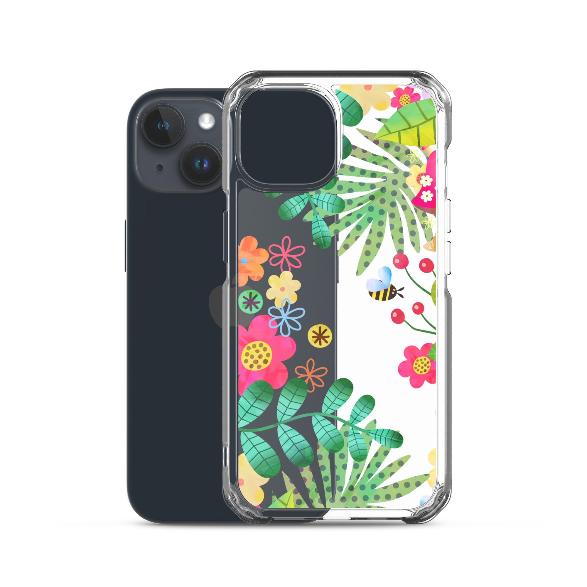 Clear Case for iPhone®- Enchanted Forest Design III