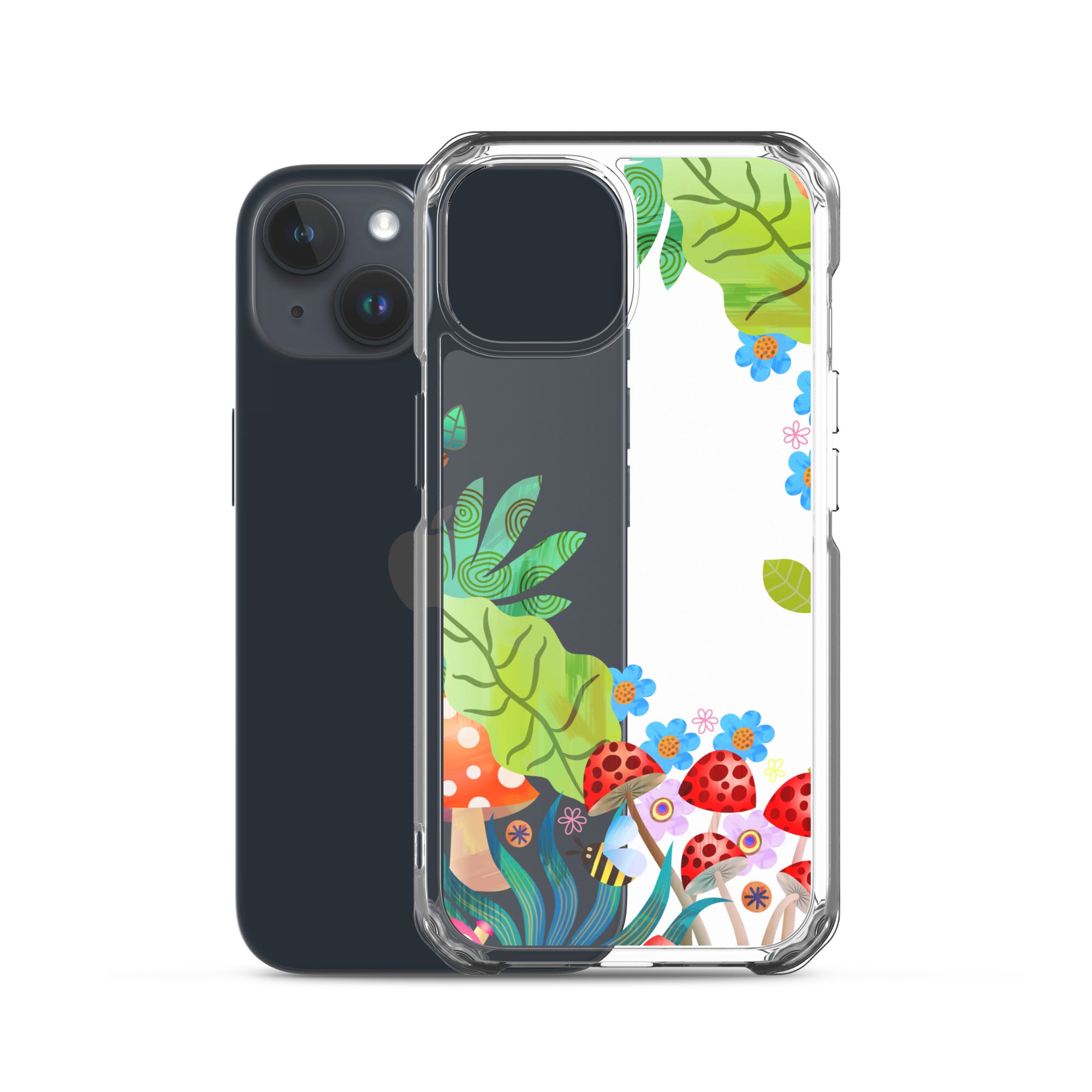 Clear Case for iPhone®- Enchanted Forest Design II