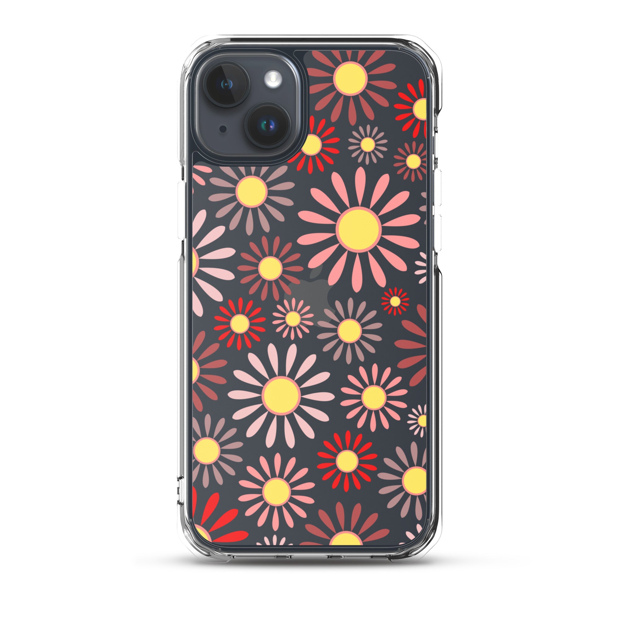 Clear Case for iPhone®- Floral Daisy Design 04